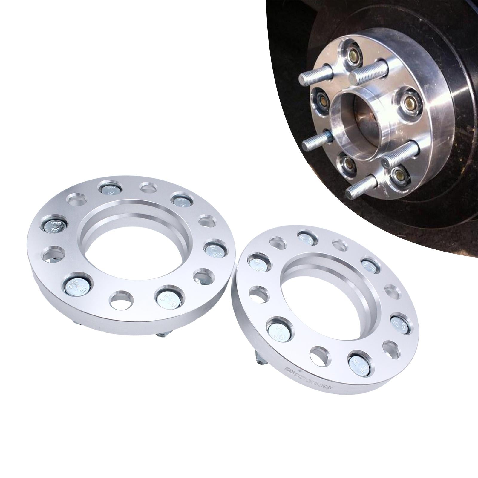 2x Hub Centric Wheel Spacers Metal with Bolts for Ranger Easily Install