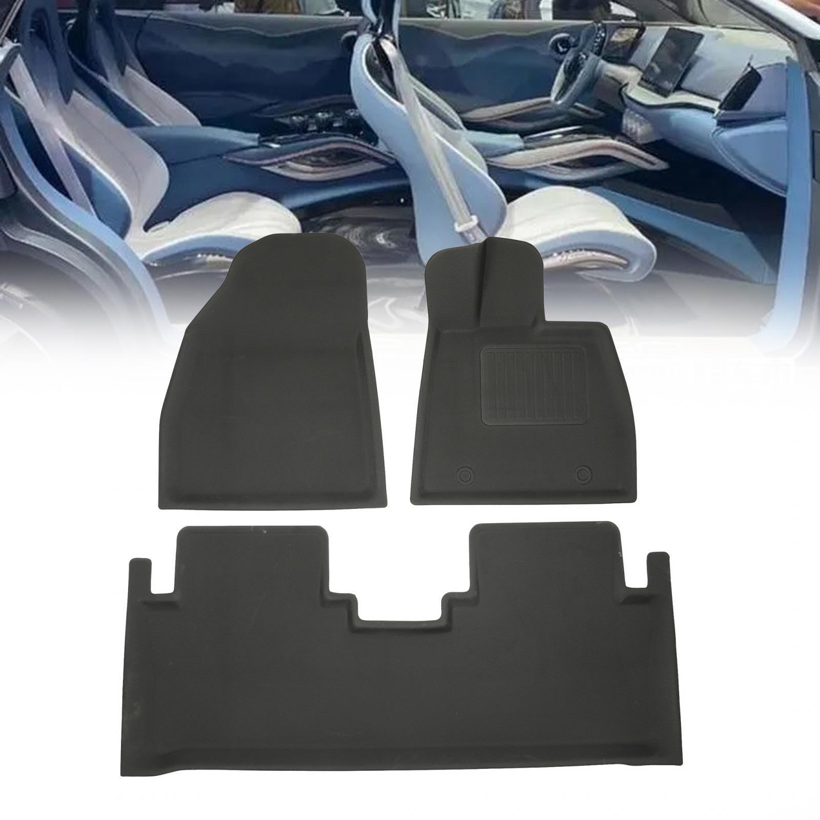 Passenger Seat Floor Mats Foot Pad Four Seasons Use for Byd Seal Sturdy