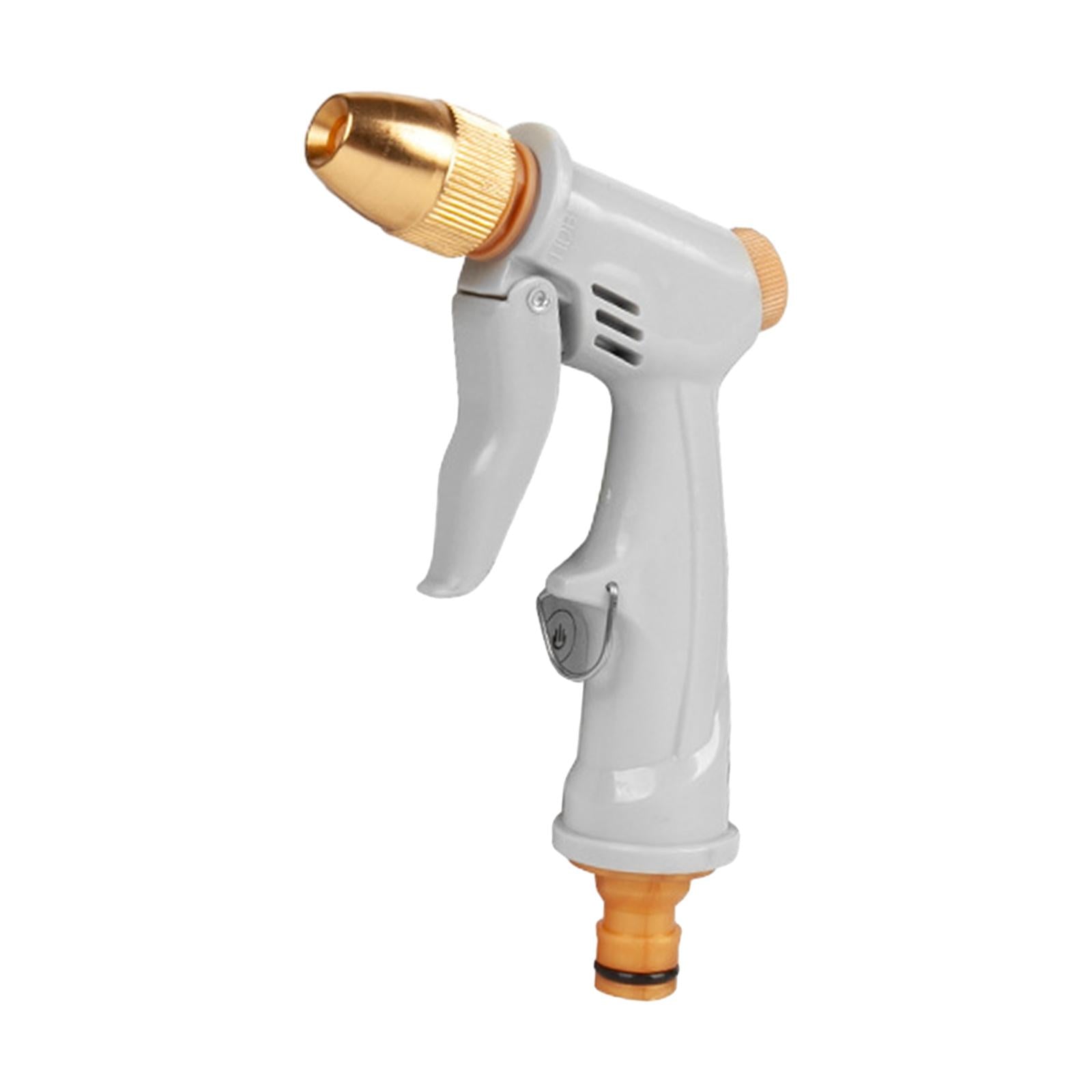 Garden Hose Nozzle Portable High Pressure Spray Nozzle for Washing Cars Short Nozzle