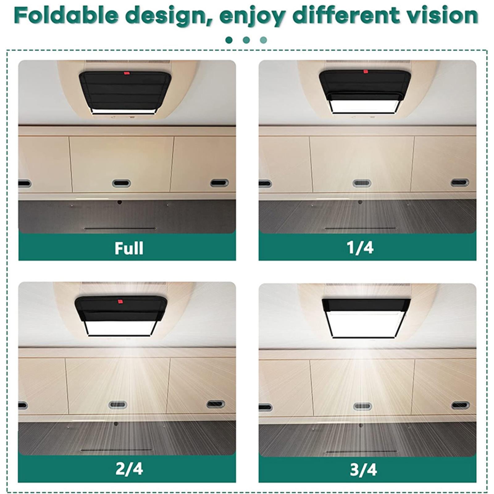 RV Window Shade Vent Sun Shade Vent Cover Sunroof RV Skylight Blackout Cover