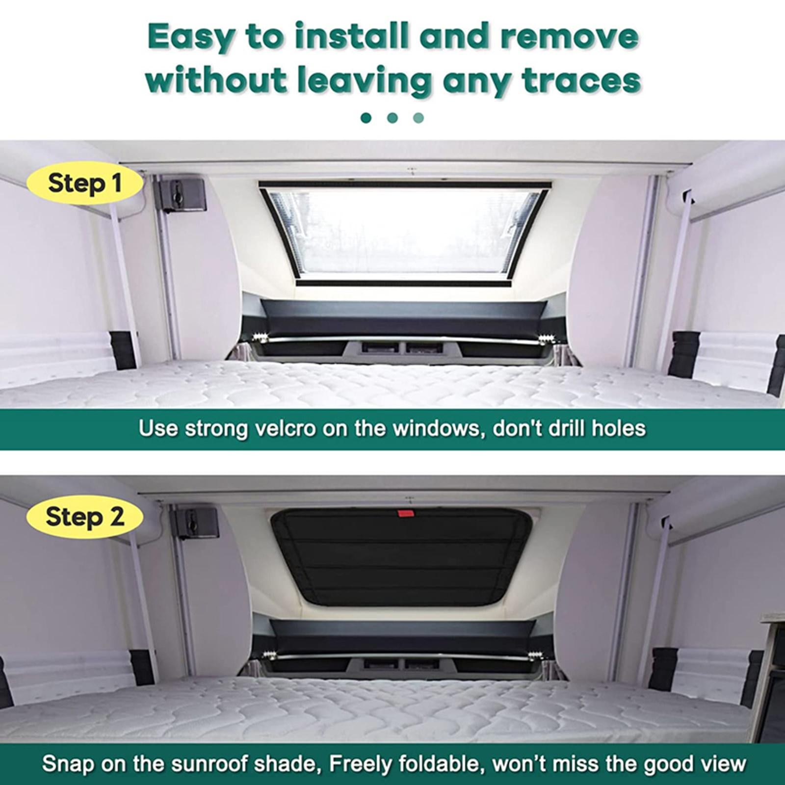 RV Window Shade Vent Sun Shade Vent Cover Sunroof RV Skylight Blackout Cover