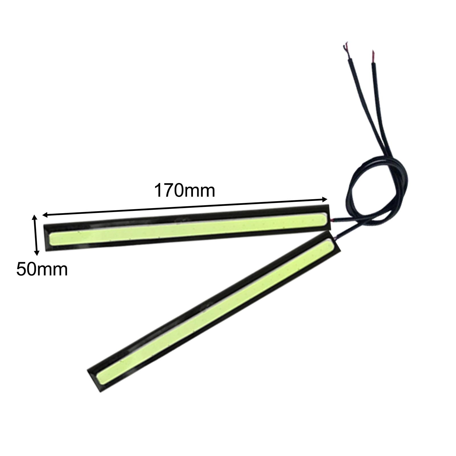 17cm 12V Driving Lighting COB Running Lamp for Motorcycles Truck RV Ice Blue Light