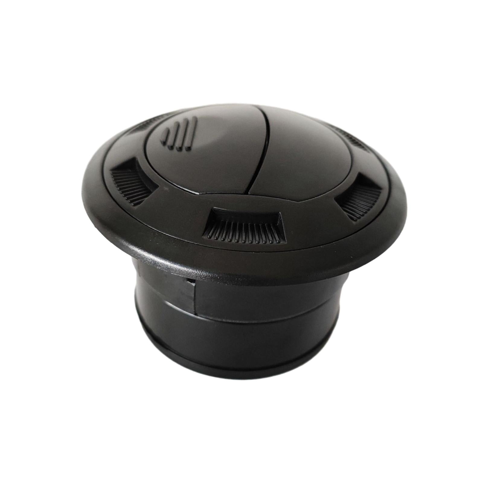 Air Vent Outlet Round Louvered Black Vent Exhaust Grille for ATV RV Car Style B