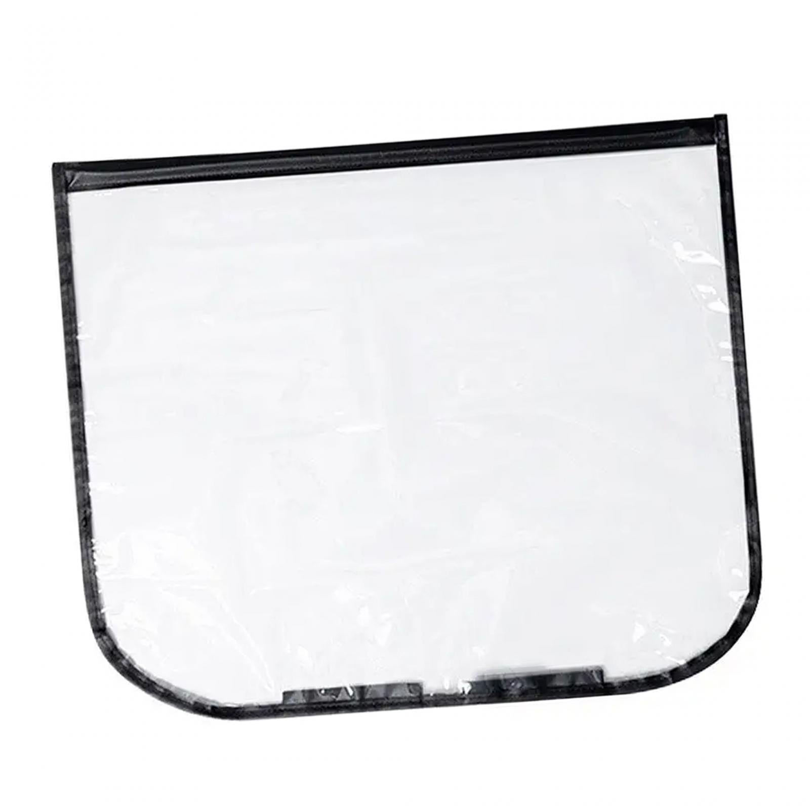 Electric Car Charging Port Rain Cover Clear Rain Snow Outdoor Protection Black