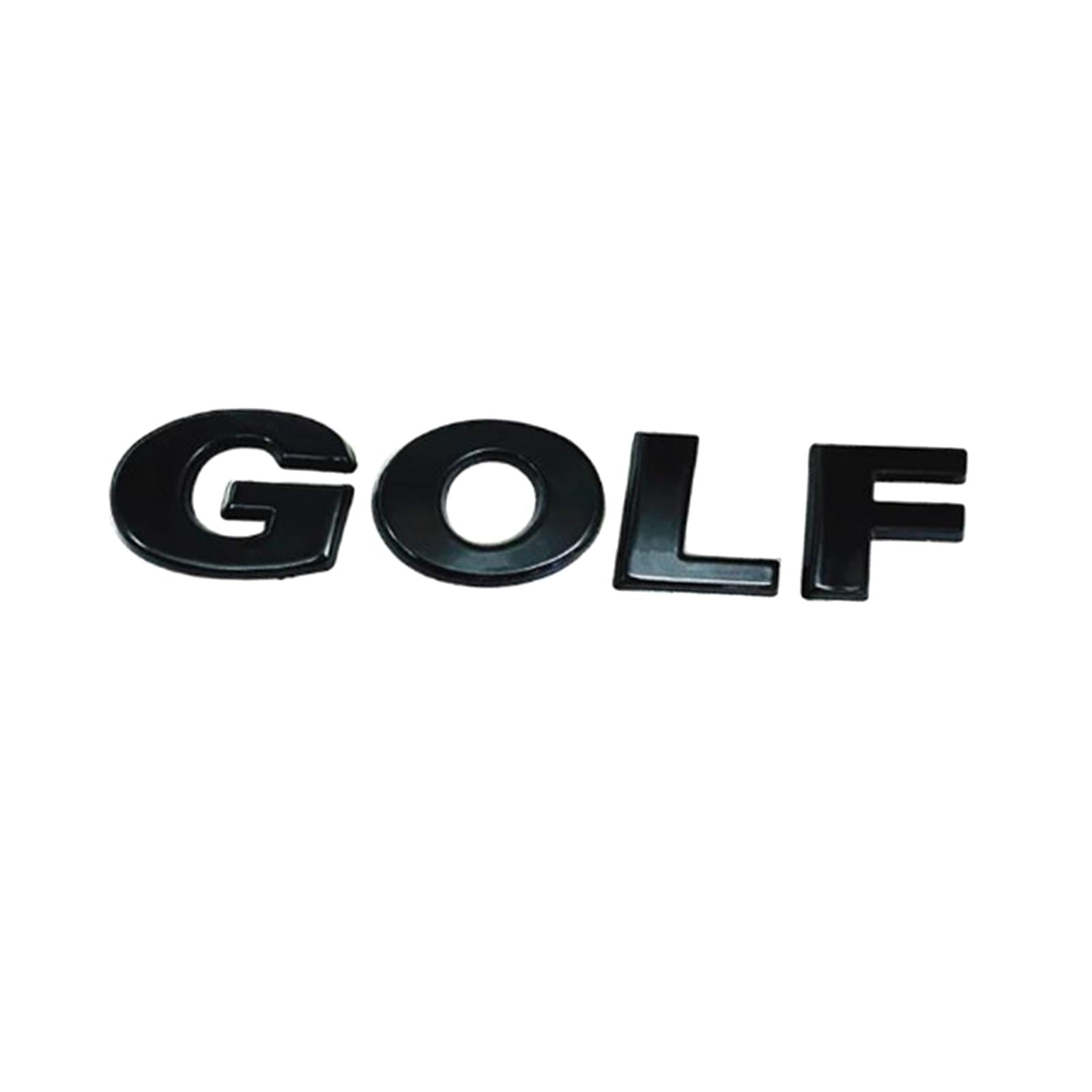 Car Decal Letters Sticker Rear Front Hood Trunk Fender Badge for VW Golf