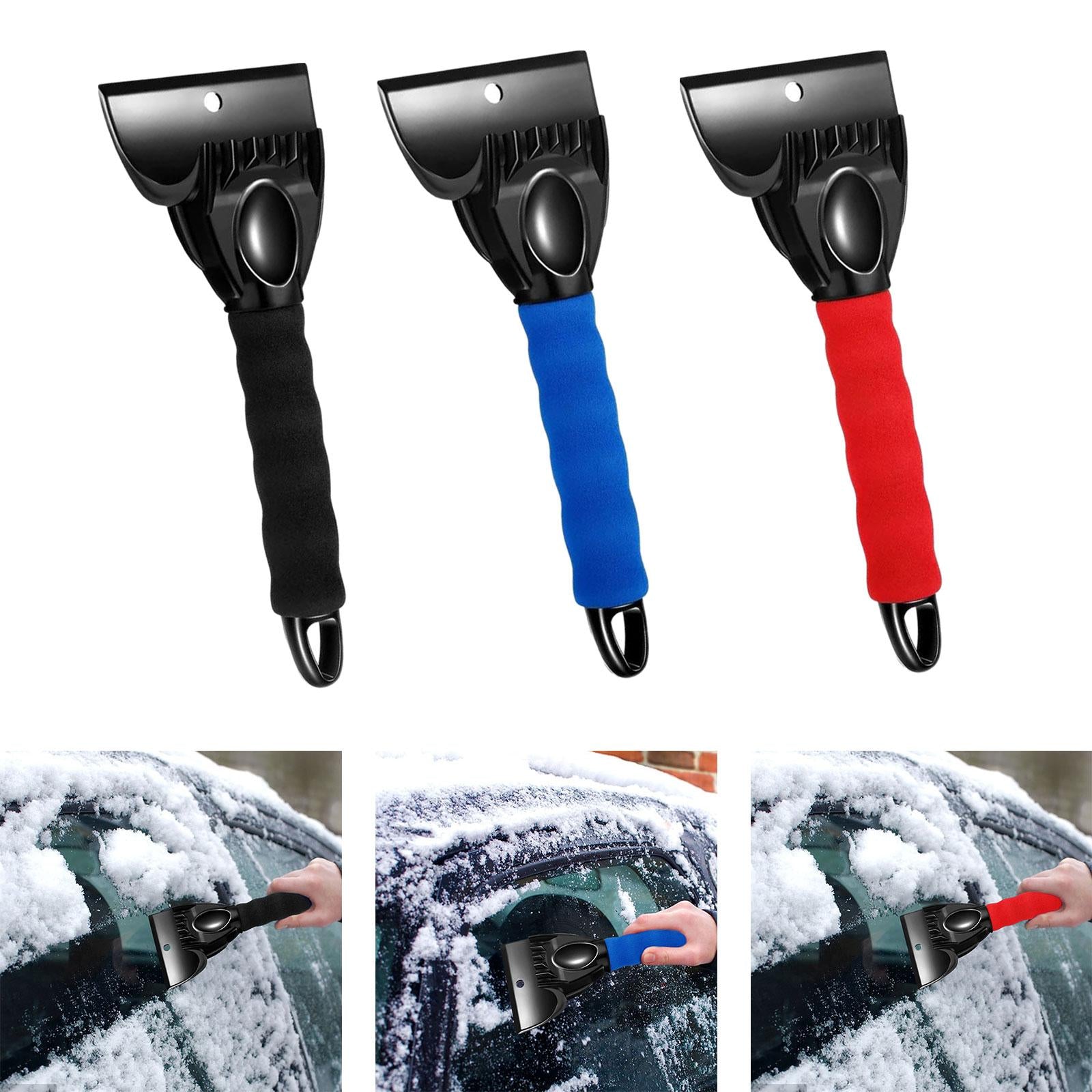 Car Windshield Window Snow Ice Scraper Snow Remover for Car SUV Black