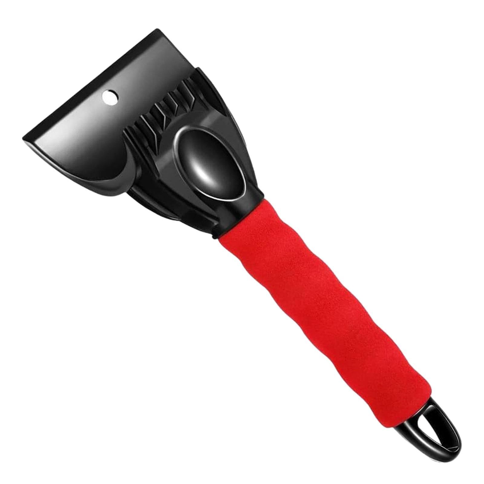 Car Windshield Window Snow Ice Scraper Snow Remover for Car SUV Red