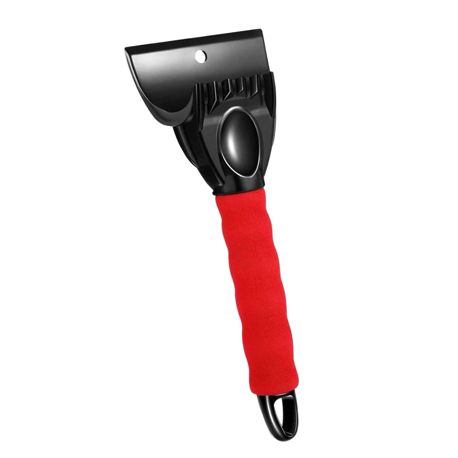 Car Windshield Window Snow Ice Scraper Snow Remover for Car SUV Red