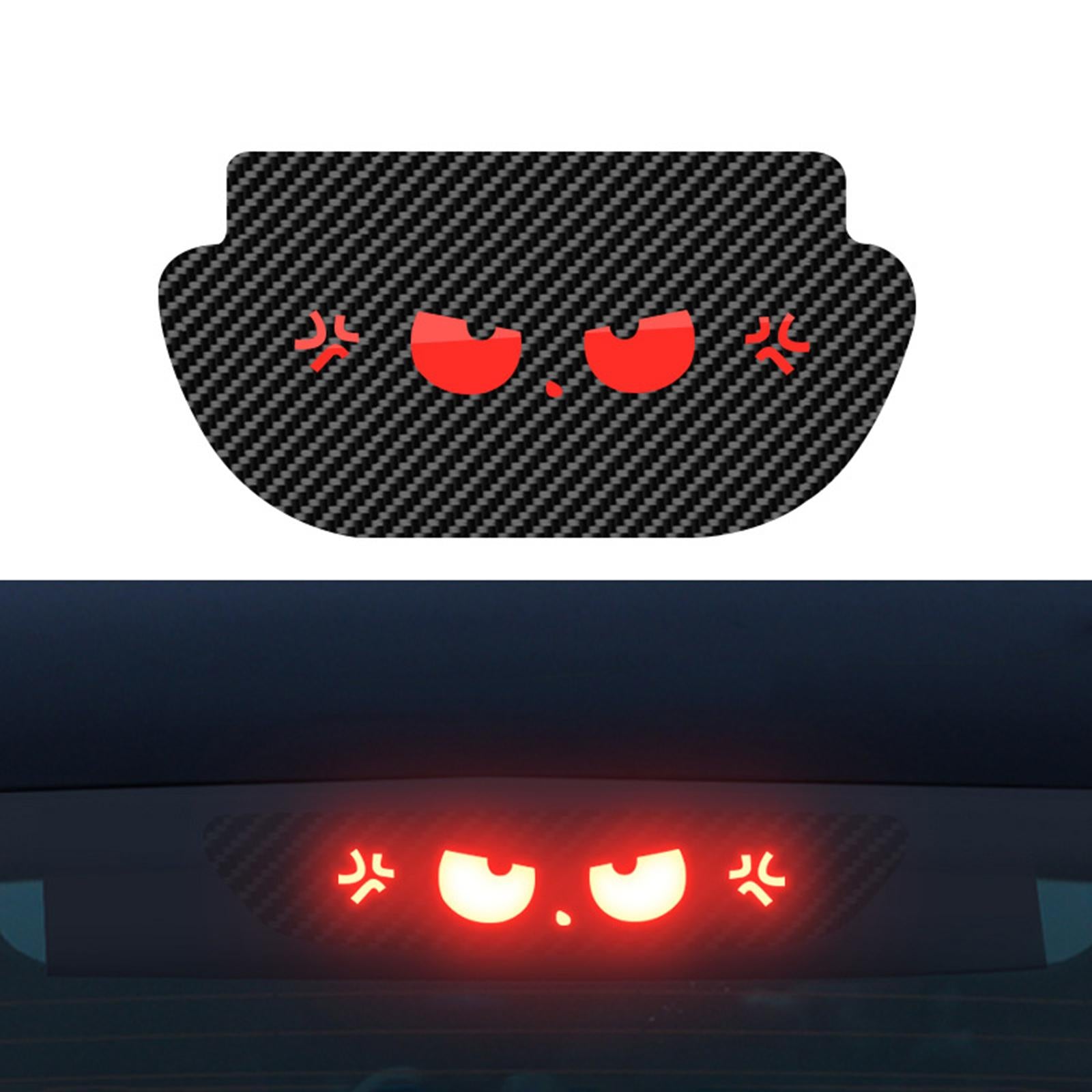 High Brake Light Sticker PVC Taillight Stickers for Tesla Vehicle Parts Style E