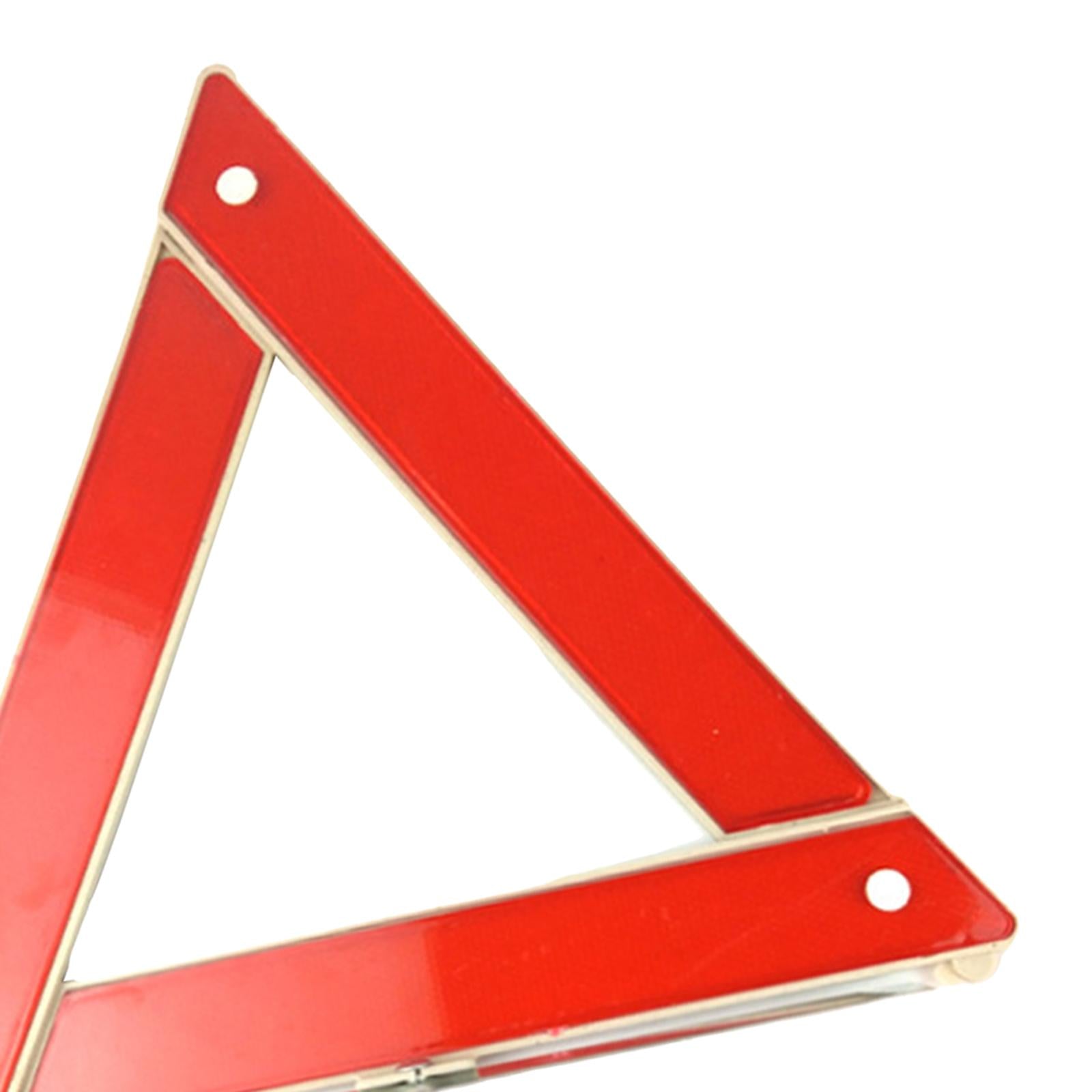 Emergency Warning Triangle Folded Stop Sign Emergency Triangle for Vehicles
