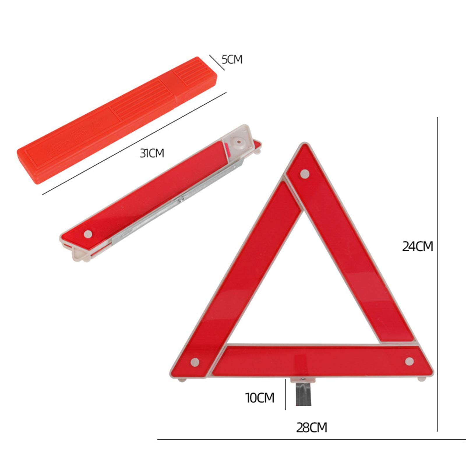 Emergency Warning Triangle Folded Stop Sign Emergency Triangle for Vehicles