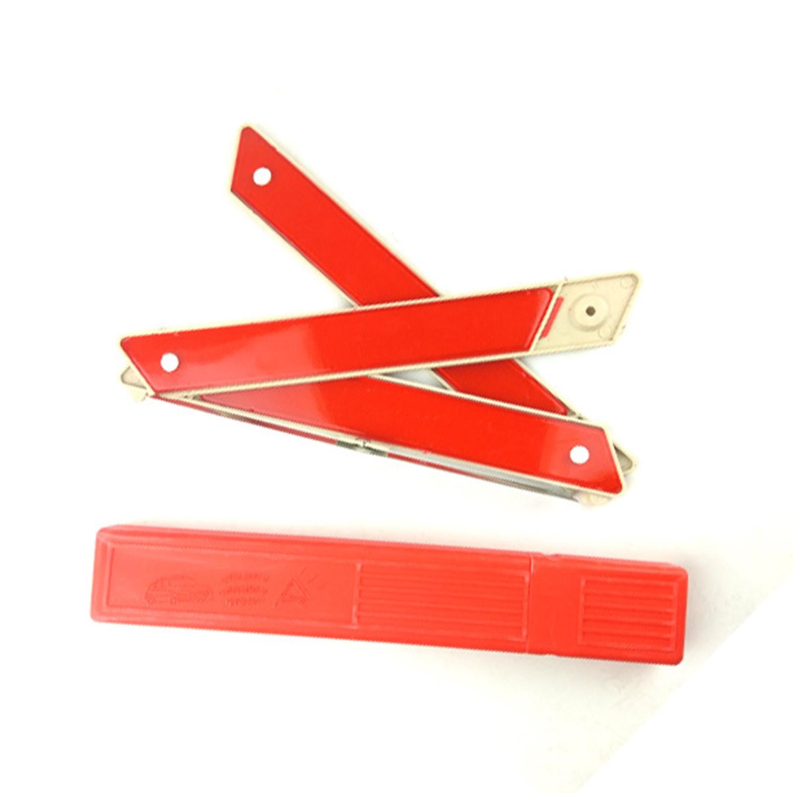 Emergency Warning Triangle Folded Stop Sign Emergency Triangle for Vehicles