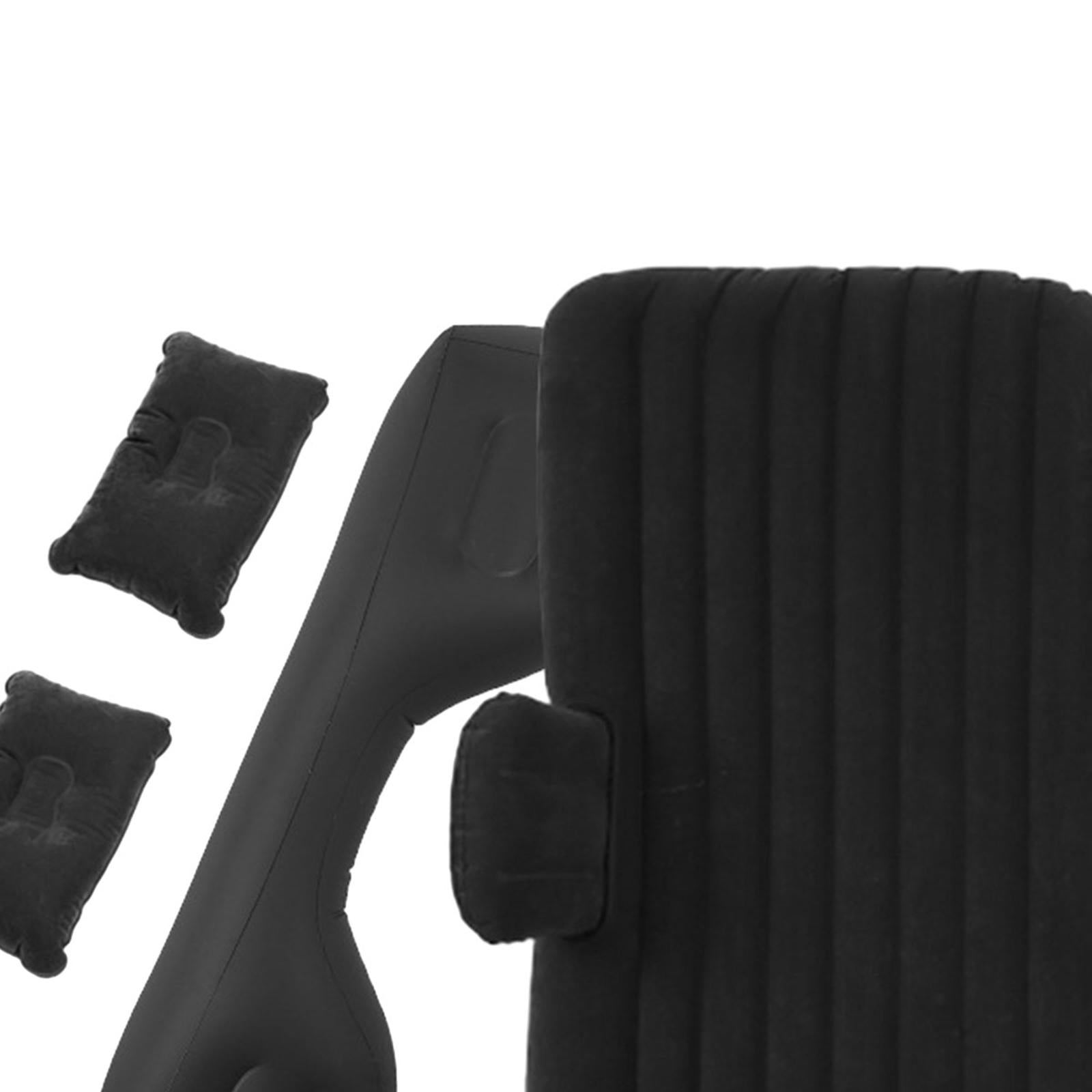Car Air Mattress Car Inflatable Bed for Trip Outdoor Activities Camping Black