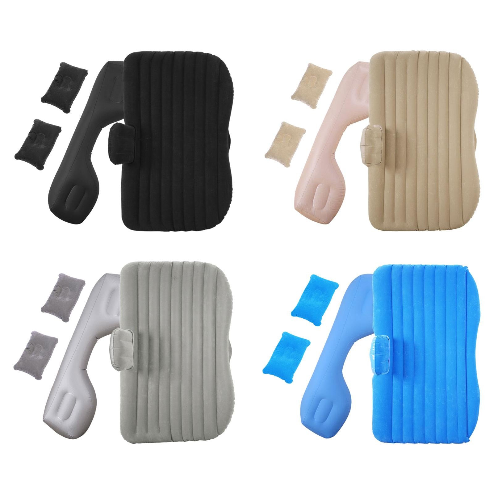 Car Air Mattress Car Inflatable Bed for Trip Outdoor Activities Camping Black