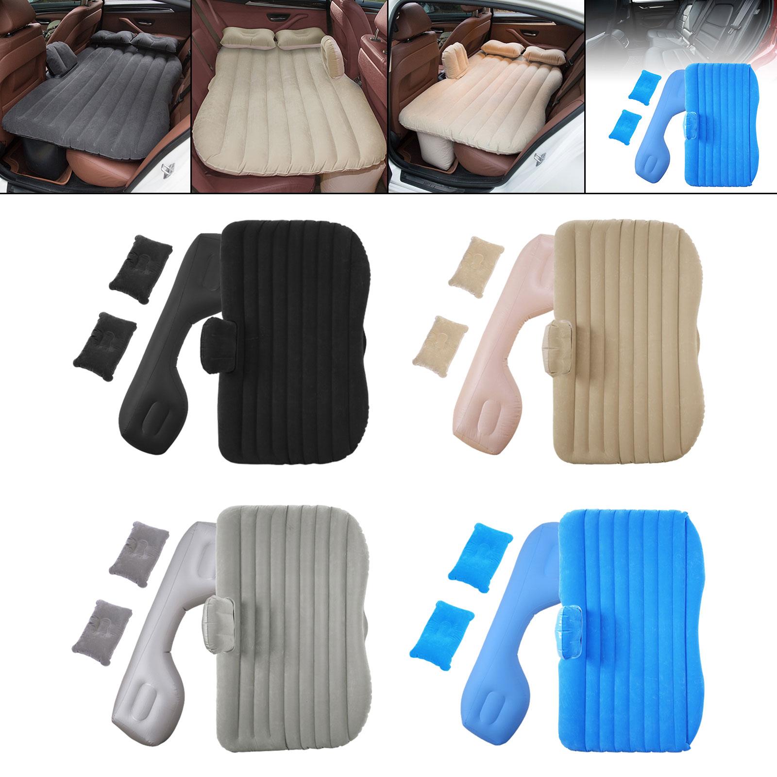 Car Air Mattress Car Inflatable Bed for Trip Outdoor Activities Camping Black