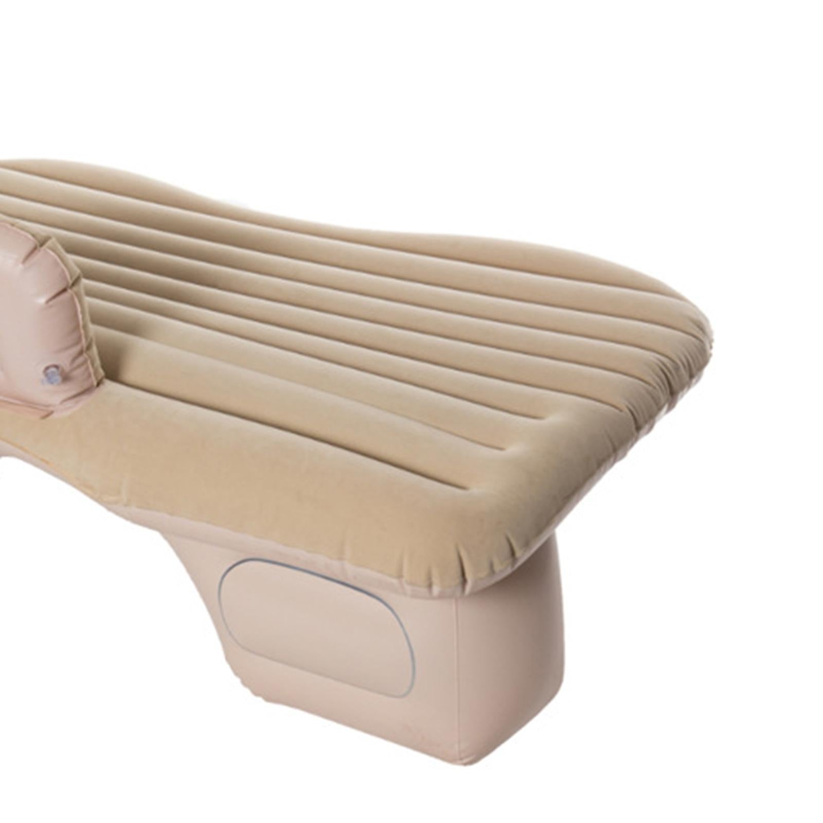 Car Air Mattress Car Inflatable Bed for Trip Outdoor Activities Camping Beige