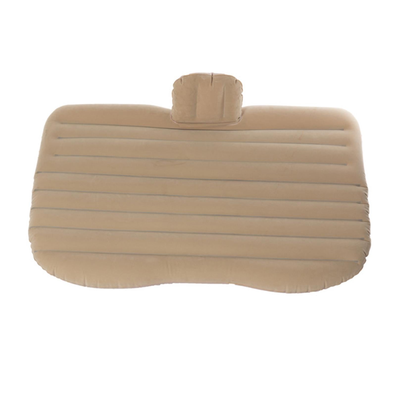 Car Air Mattress Car Inflatable Bed for Trip Outdoor Activities Camping Beige