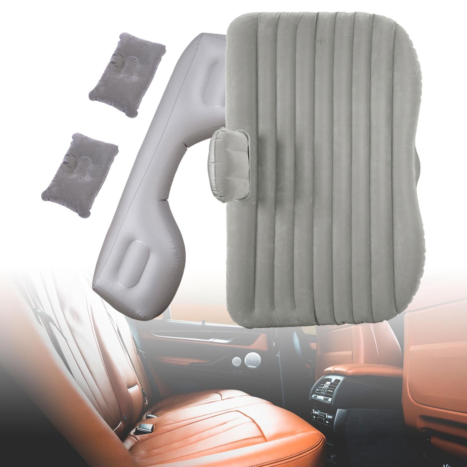 Car Air Mattress Car Inflatable Bed for Trip Outdoor Activities Camping Gray
