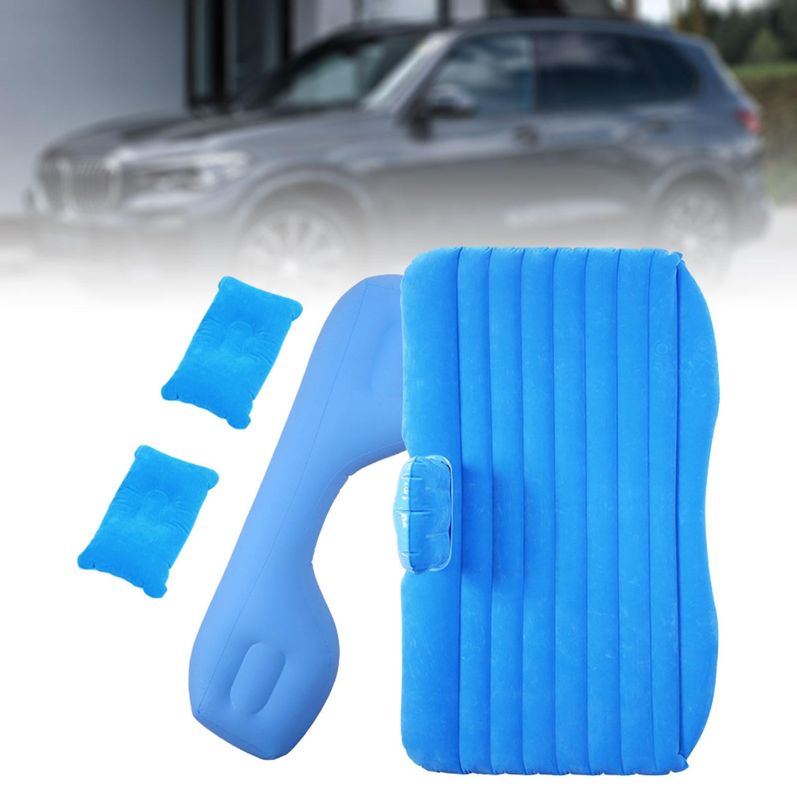 Car Air Mattress Car Inflatable Bed for Trip Outdoor Activities Camping Blue