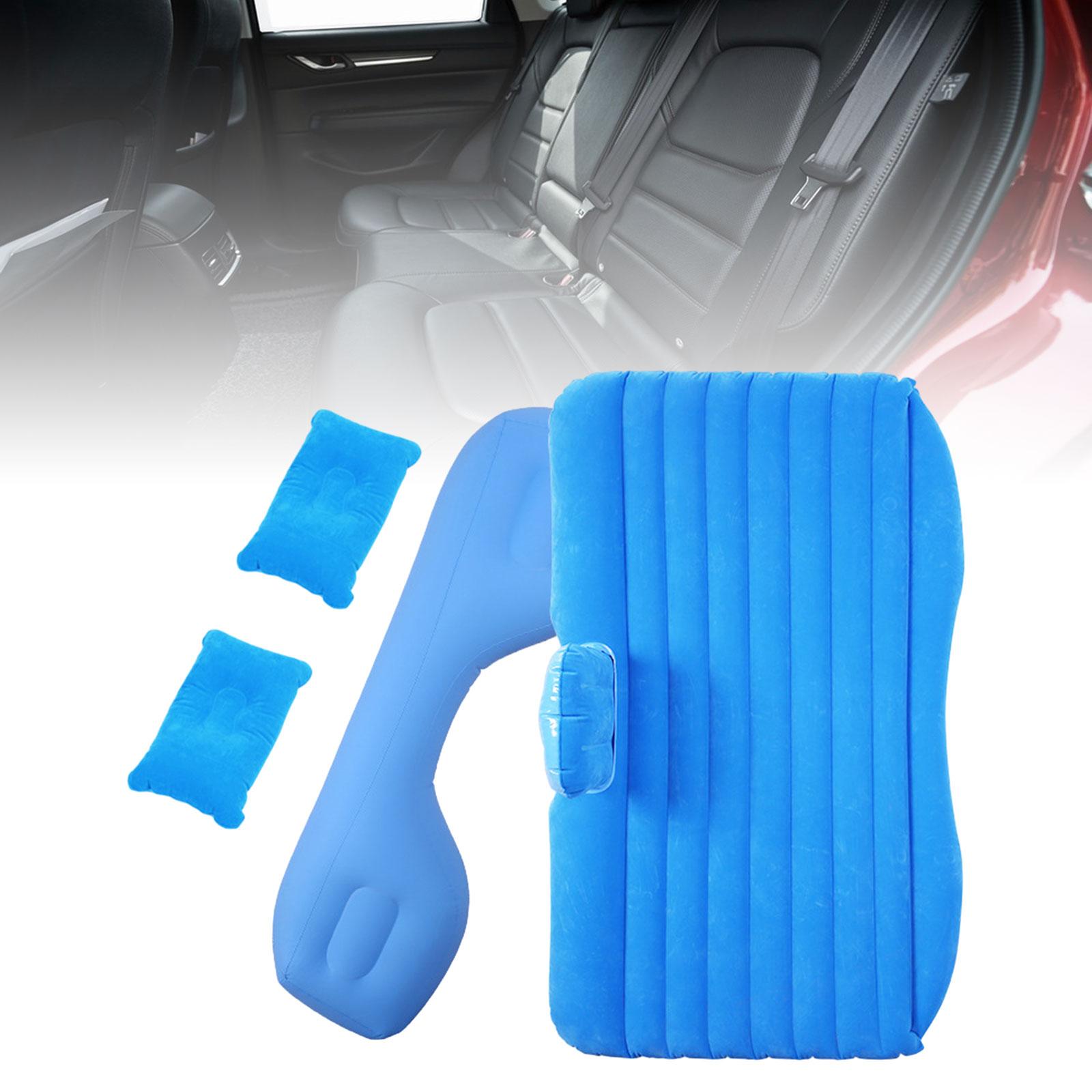 Car Air Mattress Car Inflatable Bed for Trip Outdoor Activities Camping Blue
