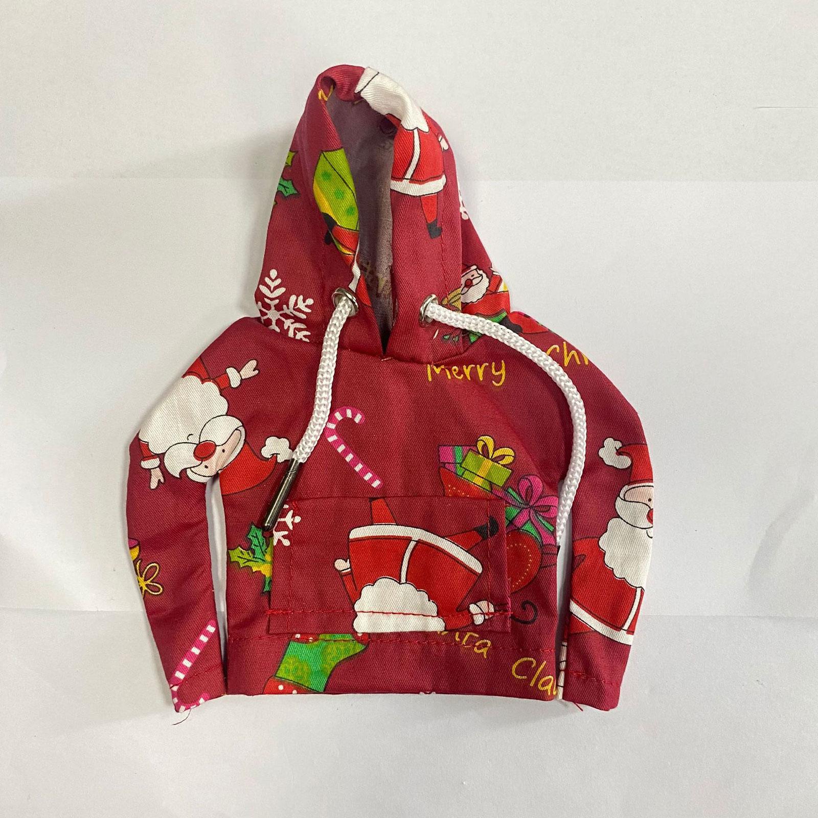 Car Shifter Knob Cover Soft Gear Shifter Hoodie Cover for Car Women Red