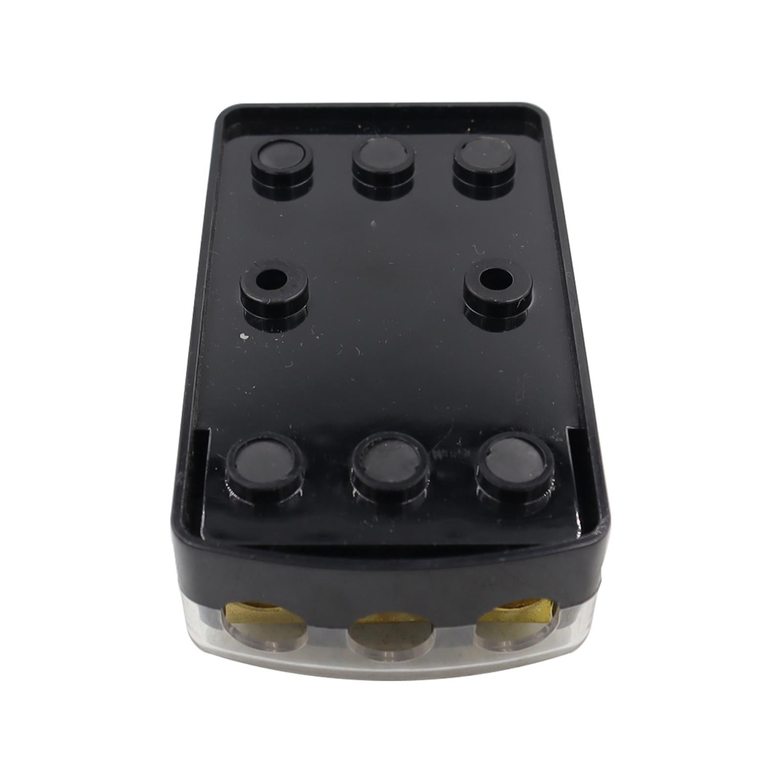 3 Way Fuse Holder Fuse Distribution Block for Boat Auto Boat Stereo Amp