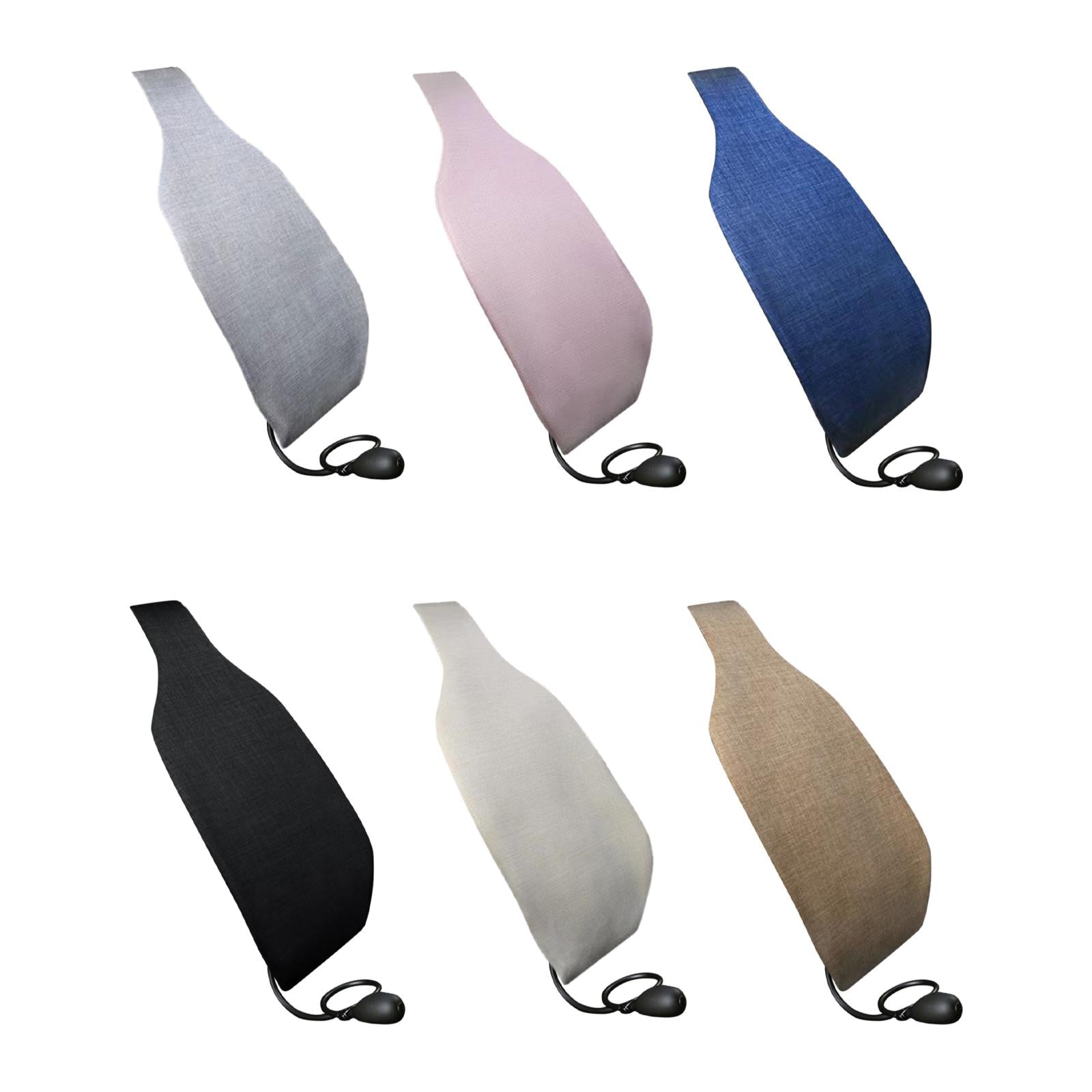 Inflatable Support Pillow Back Cushion for Long Sitting Computer grey