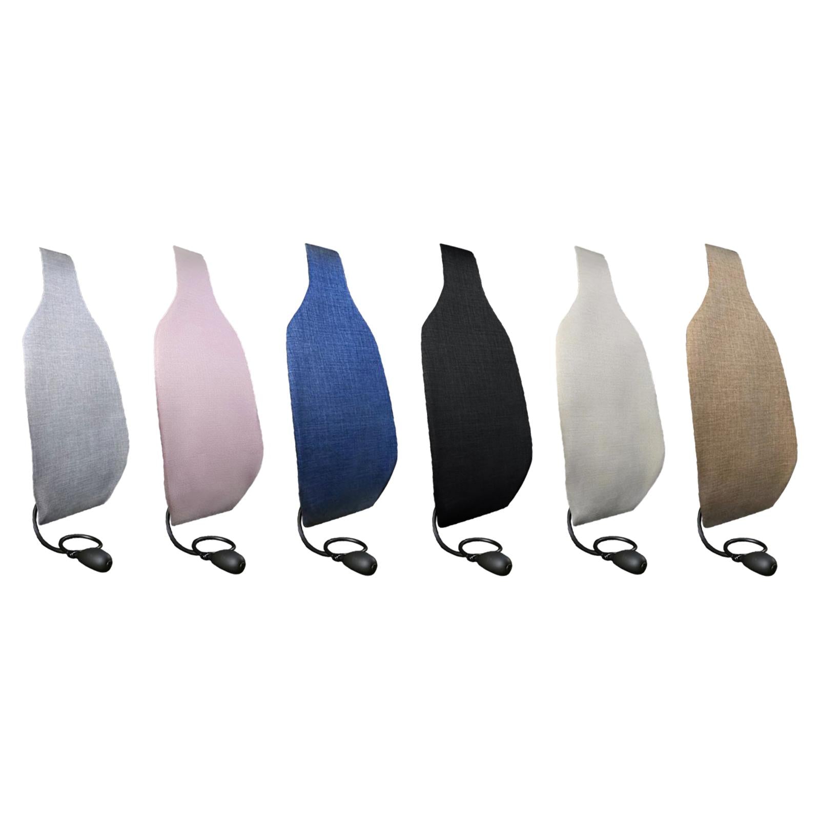 Inflatable Support Pillow Back Cushion for Long Sitting Computer grey