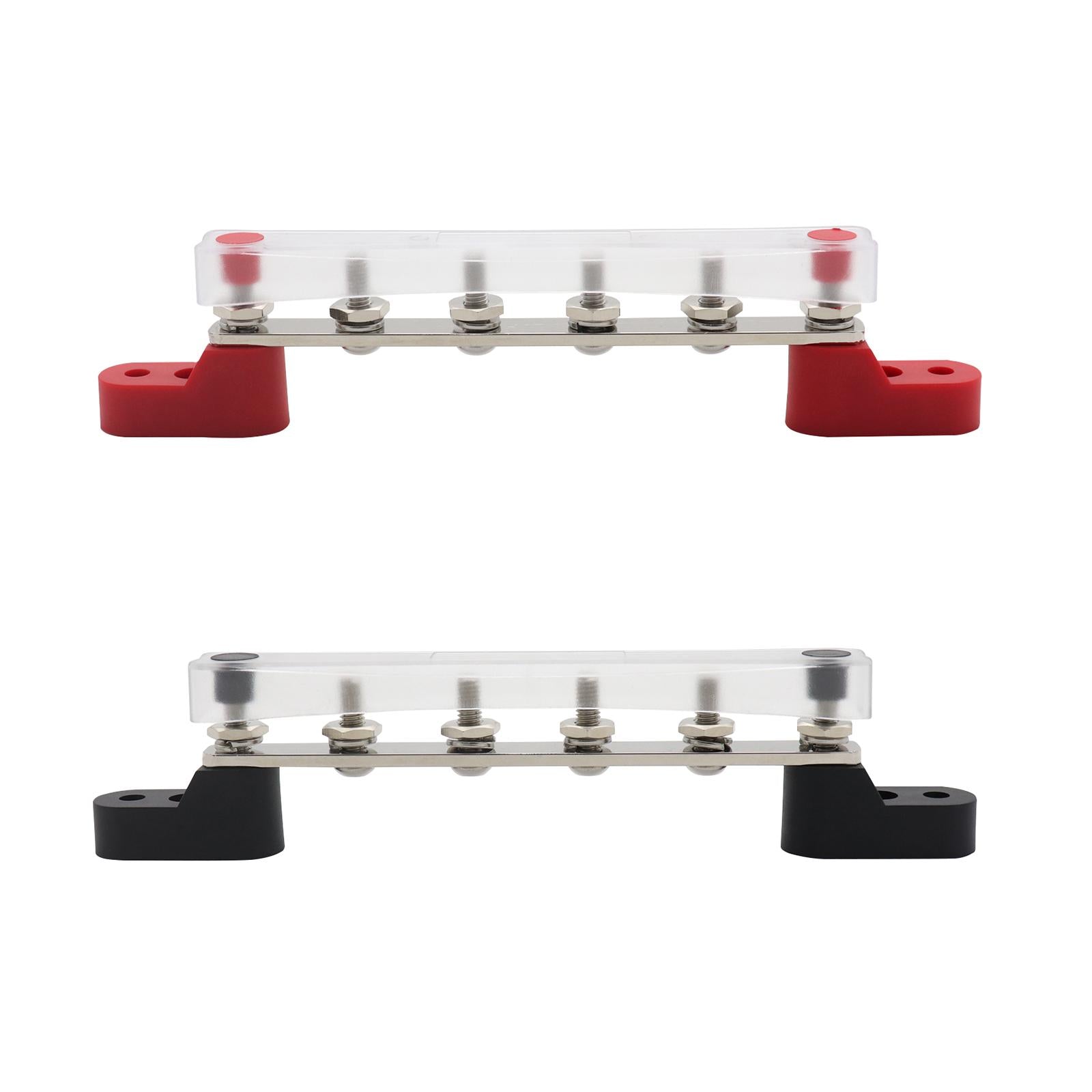 2x Power Distribution Block Bus Bar for Marine Use Automotive Car Audio 6P