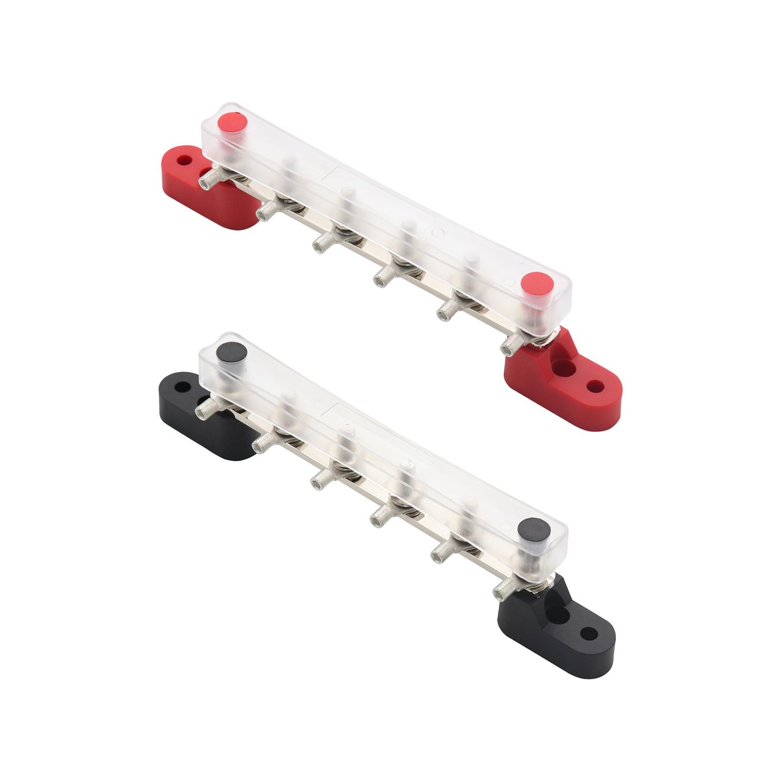 2x Power Distribution Block Bus Bar for Marine Use Automotive Car Audio 6P