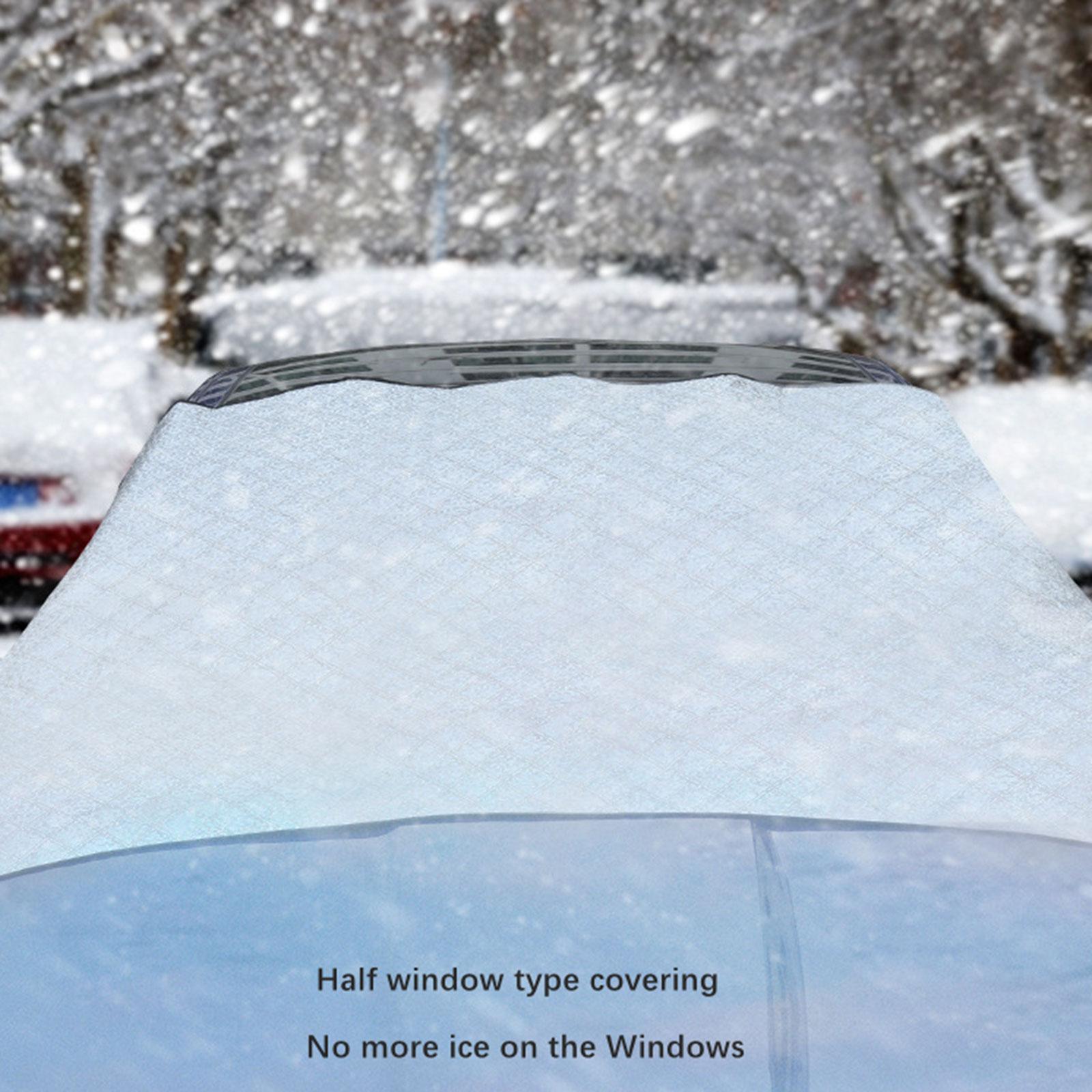Car Windshield Snow Cover 5 Layer Protection Front Window Automotive Cover