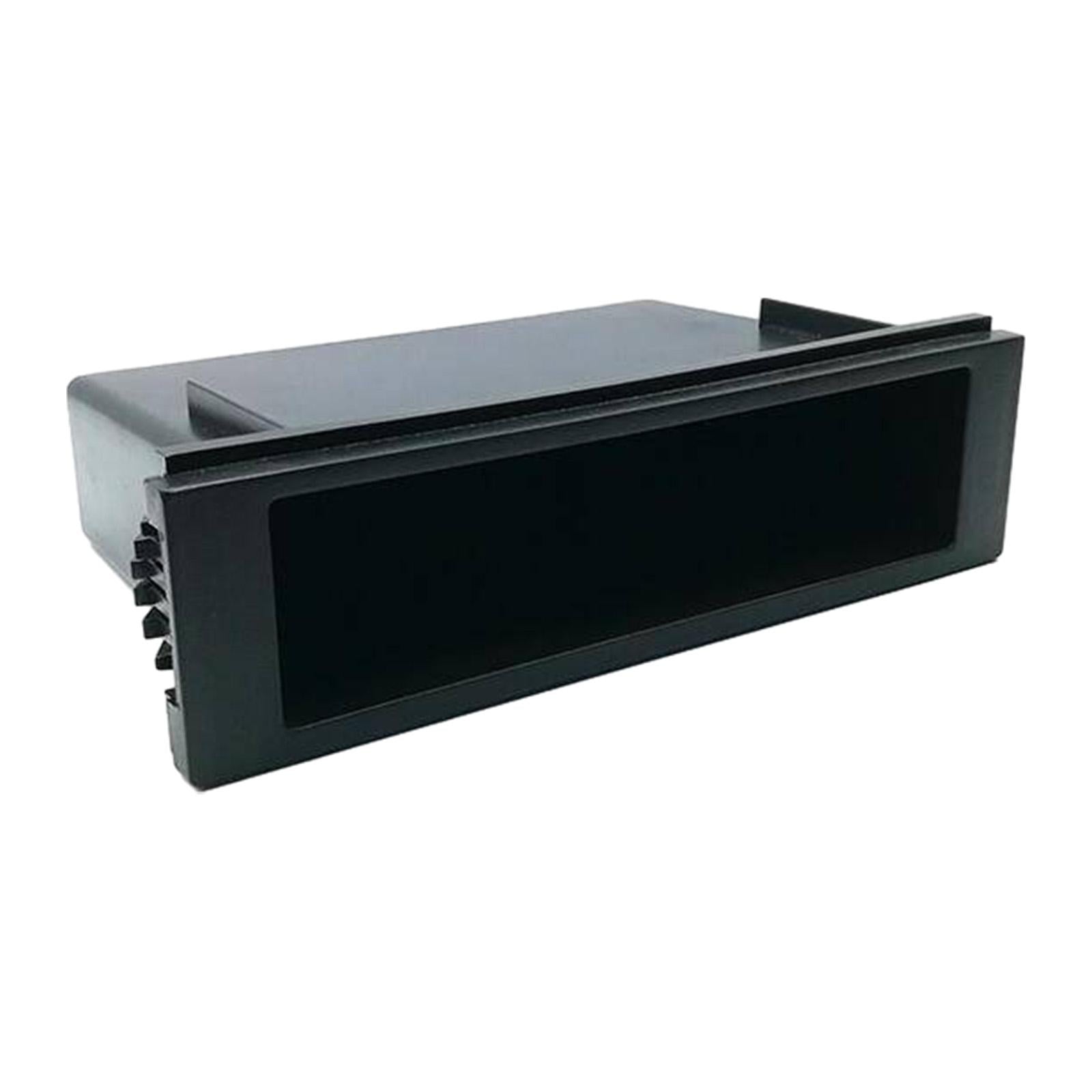 Single Din Storage Box Dashboard Trim Single Din Cup Holder Cubby Storage