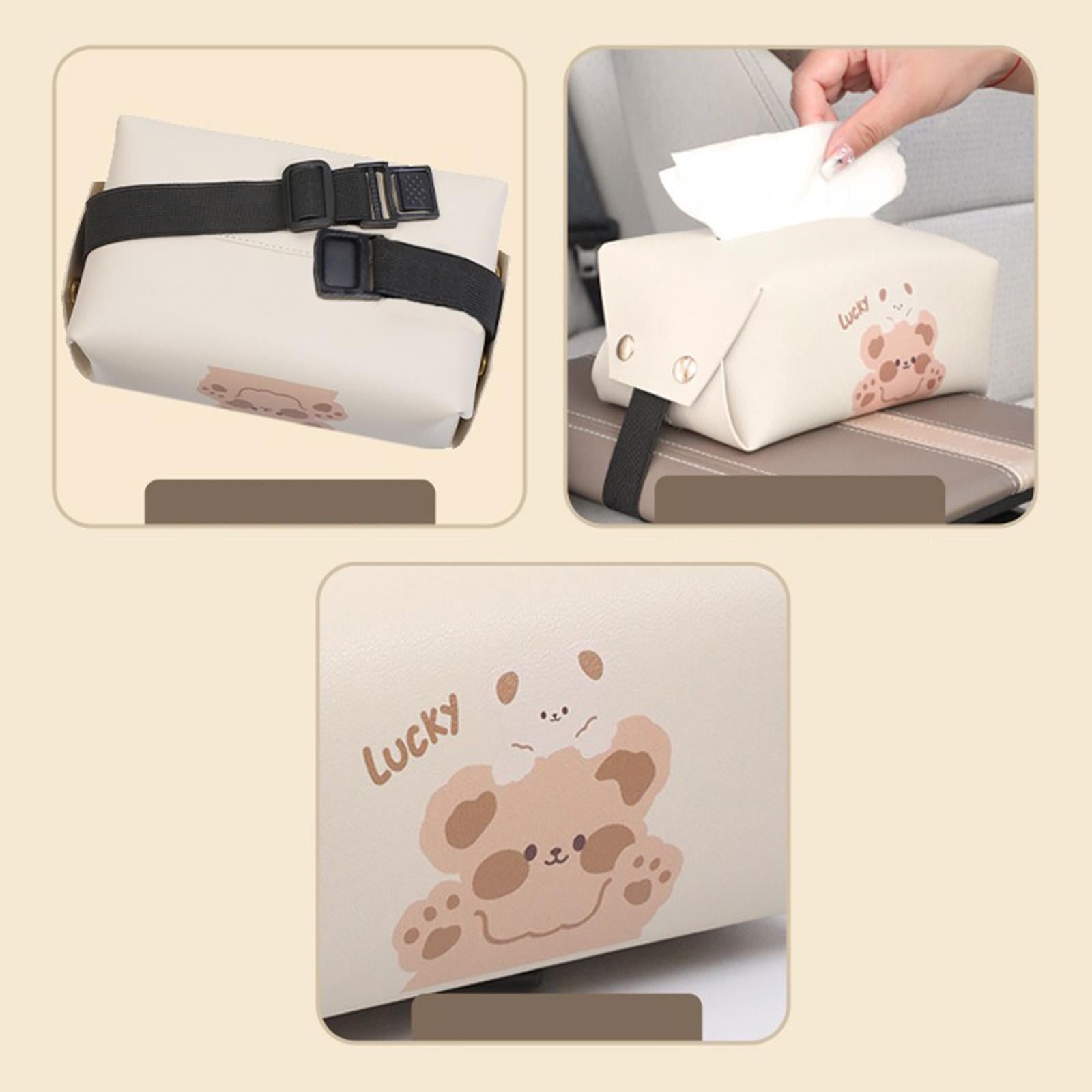 Car Tissue Holder Tissues Box Cover Tissue Box Holder Car Armrest Tissue Box