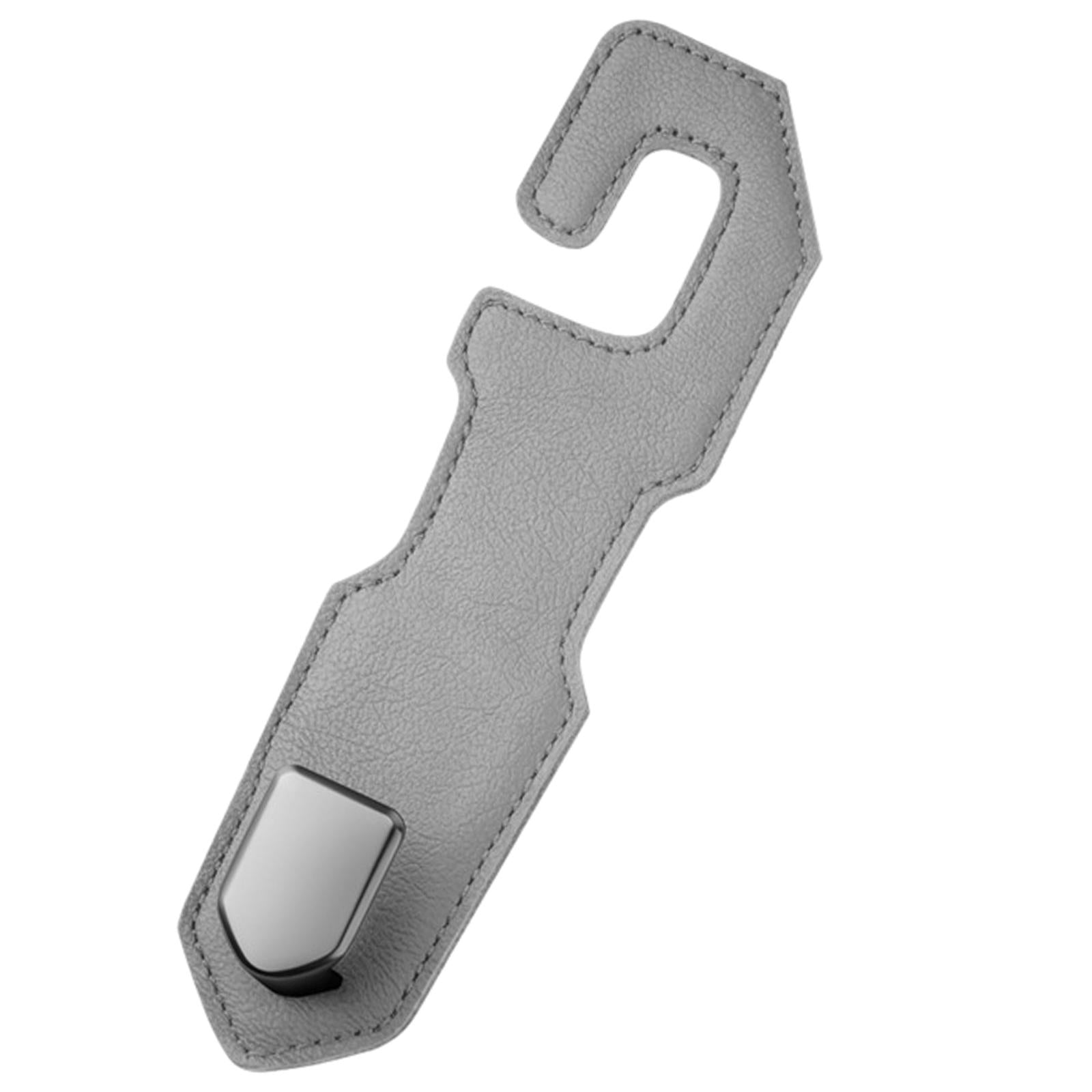 Car Seat Headrest Hook Durable Storage Organizer for Bag Coat Umbrellas Gray