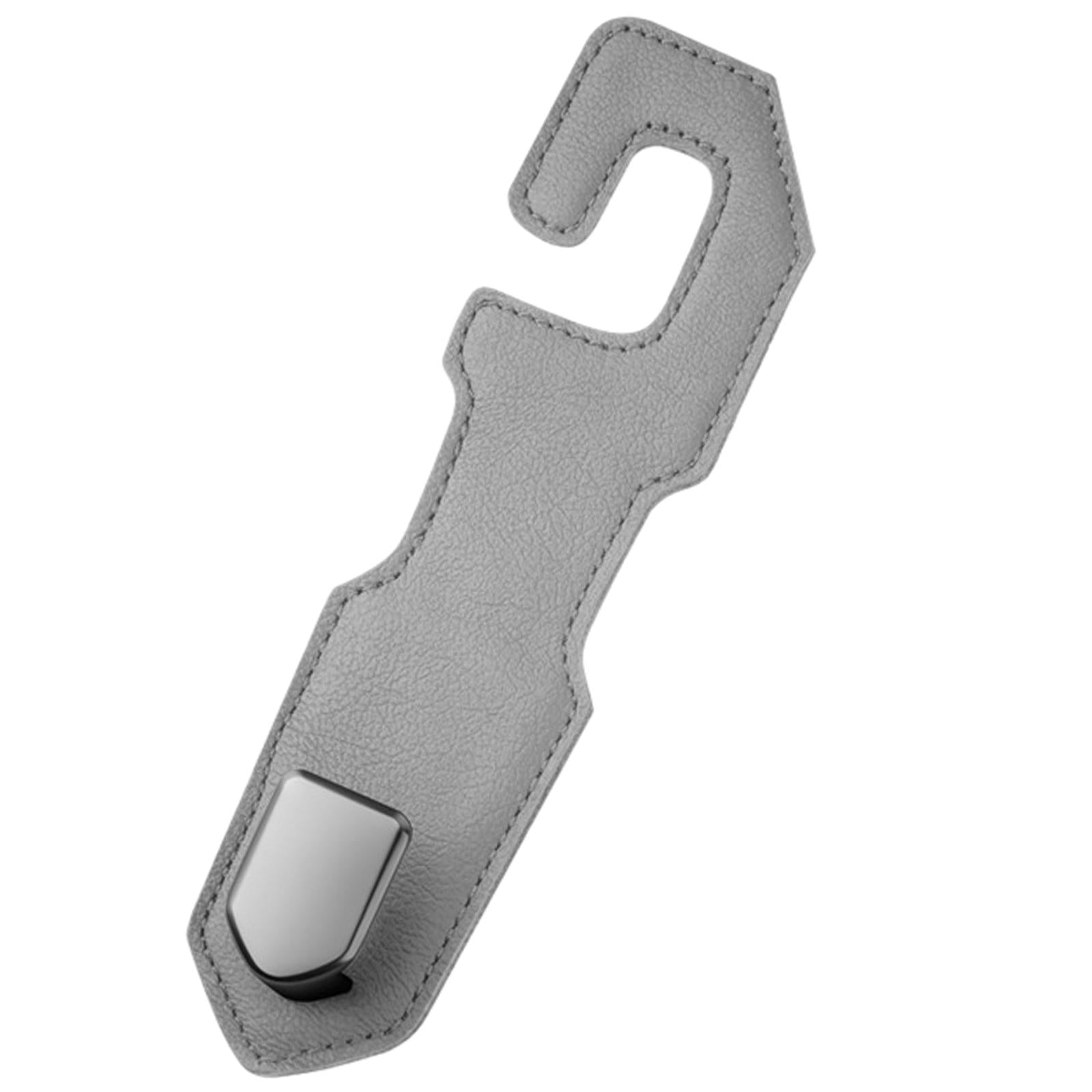 Car Seat Headrest Hook Durable Storage Organizer for Bag Coat Umbrellas Gray