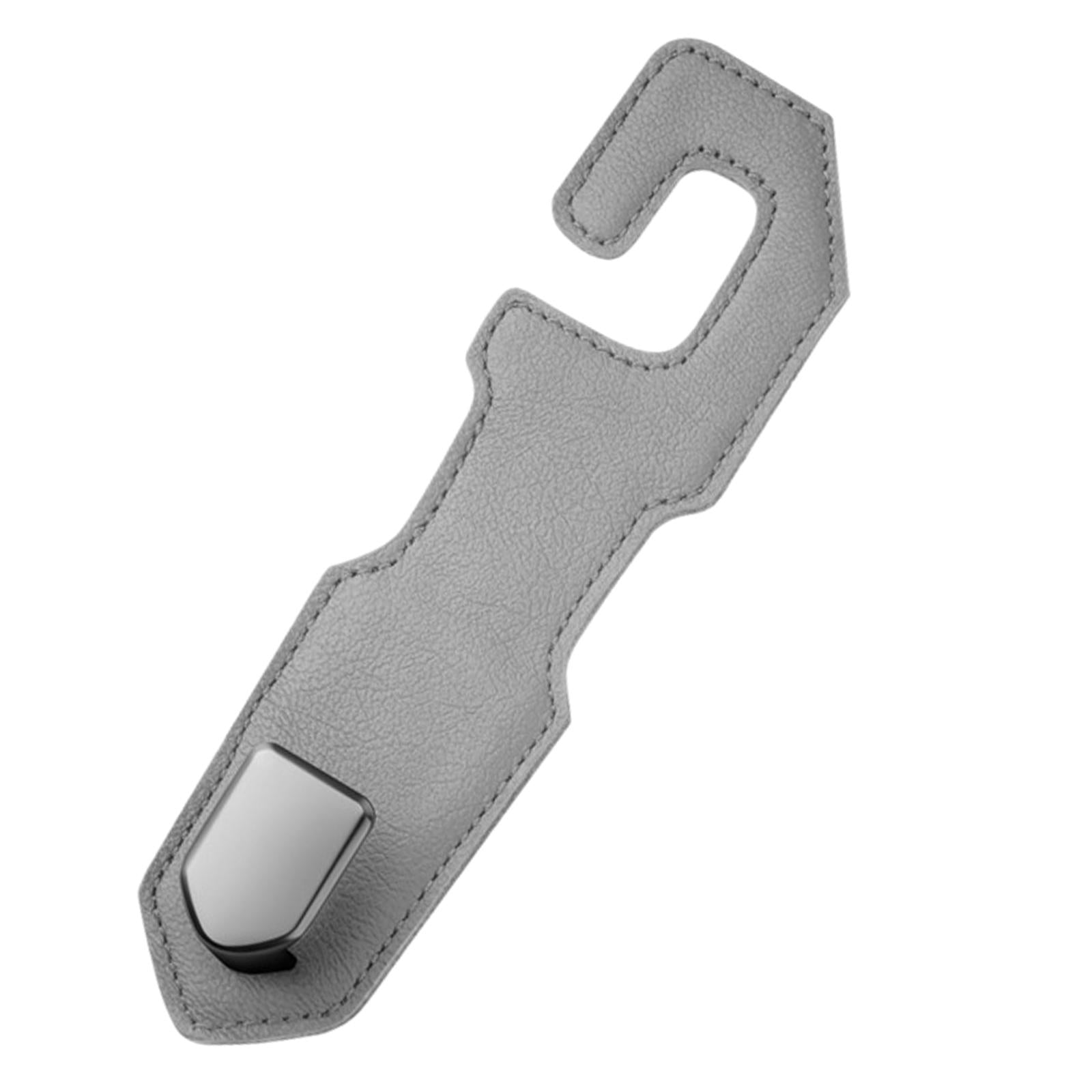 Car Seat Headrest Hook Durable Storage Organizer for Bag Coat Umbrellas Gray