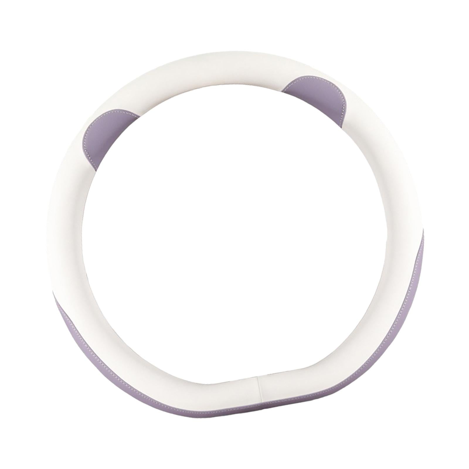 Car Steering Wheel Cover 15inch Wear Resistant Anti Slip for Byd Atto 3 Purple
