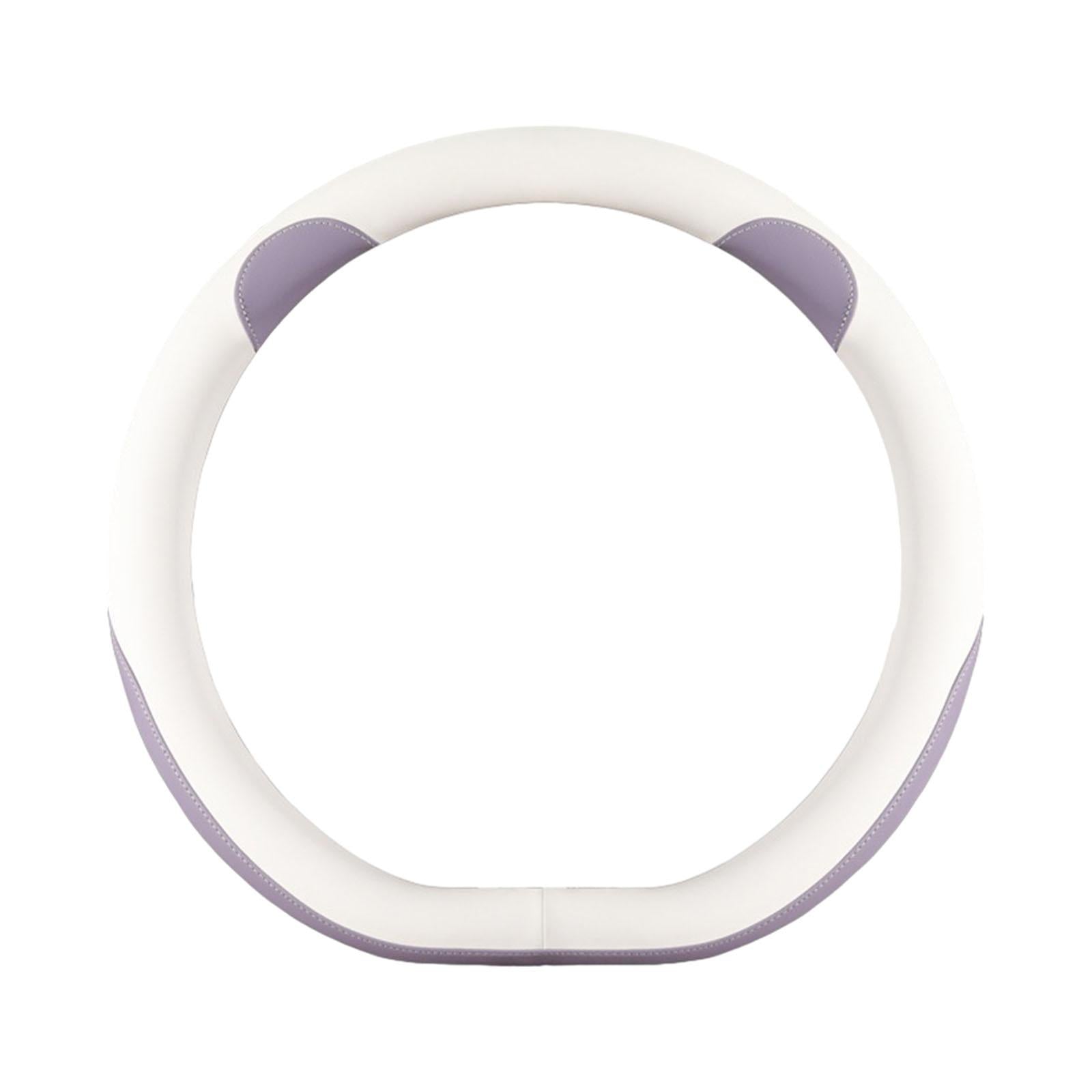 Car Steering Wheel Cover 15inch Wear Resistant Anti Slip for Byd Atto 3 Purple