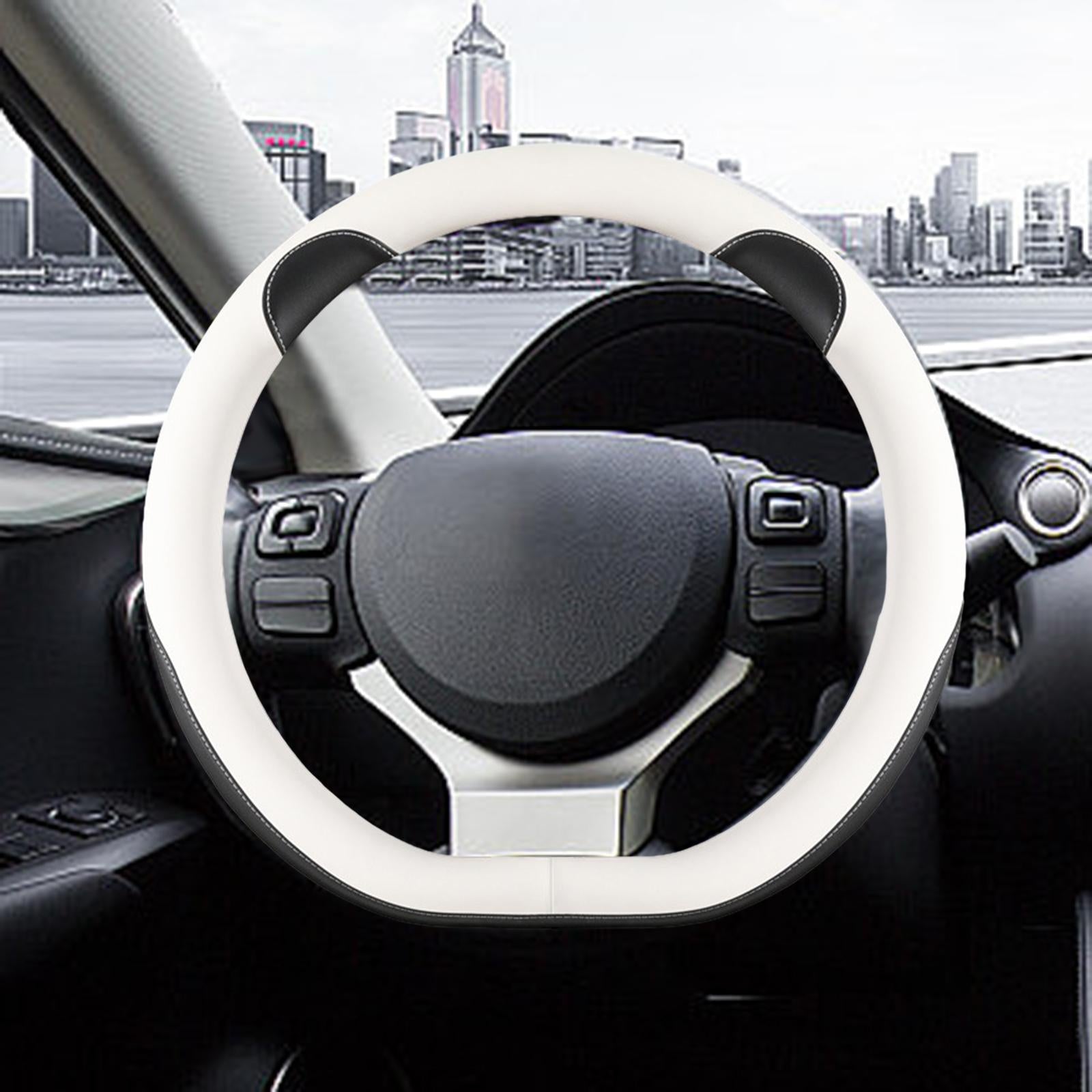 Car Steering Wheel Cover 15inch Wear Resistant Anti Slip for Byd Atto 3 Black