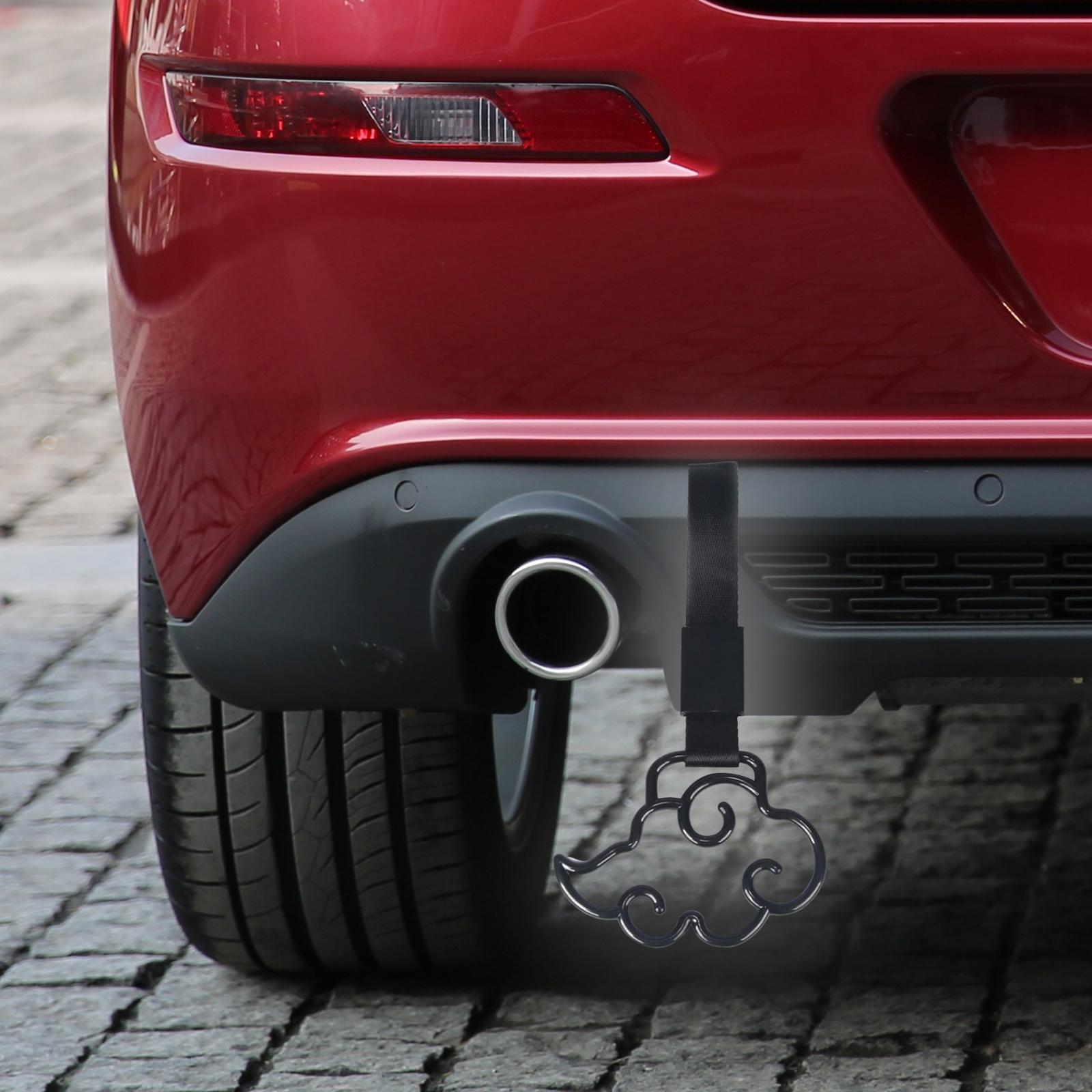 Car Hand Strap Cloud Shaped Easy Installation Rear Bumper Warning Ring Decor