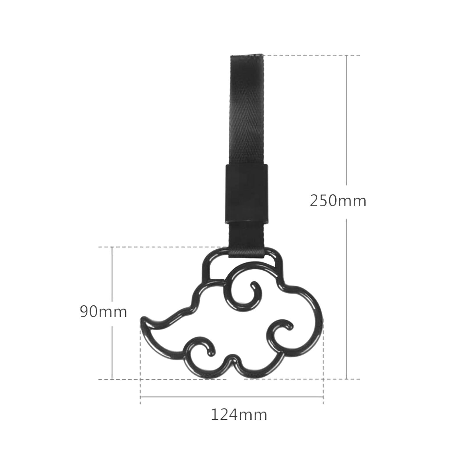 Car Hand Strap Cloud Shaped Easy Installation Rear Bumper Warning Ring Decor