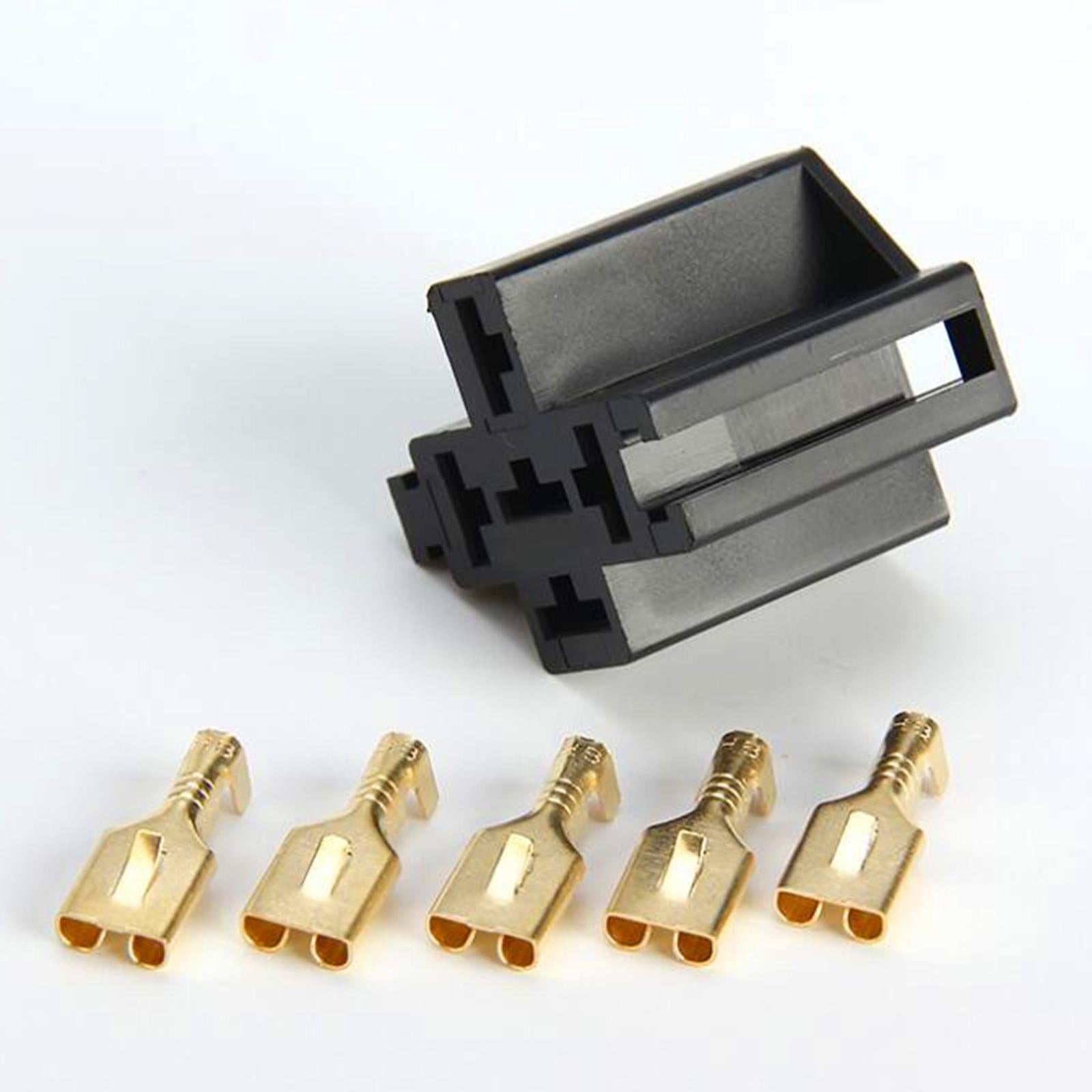 5 Pieces Relay Connector 12 V Relay for Van Automotive Professional