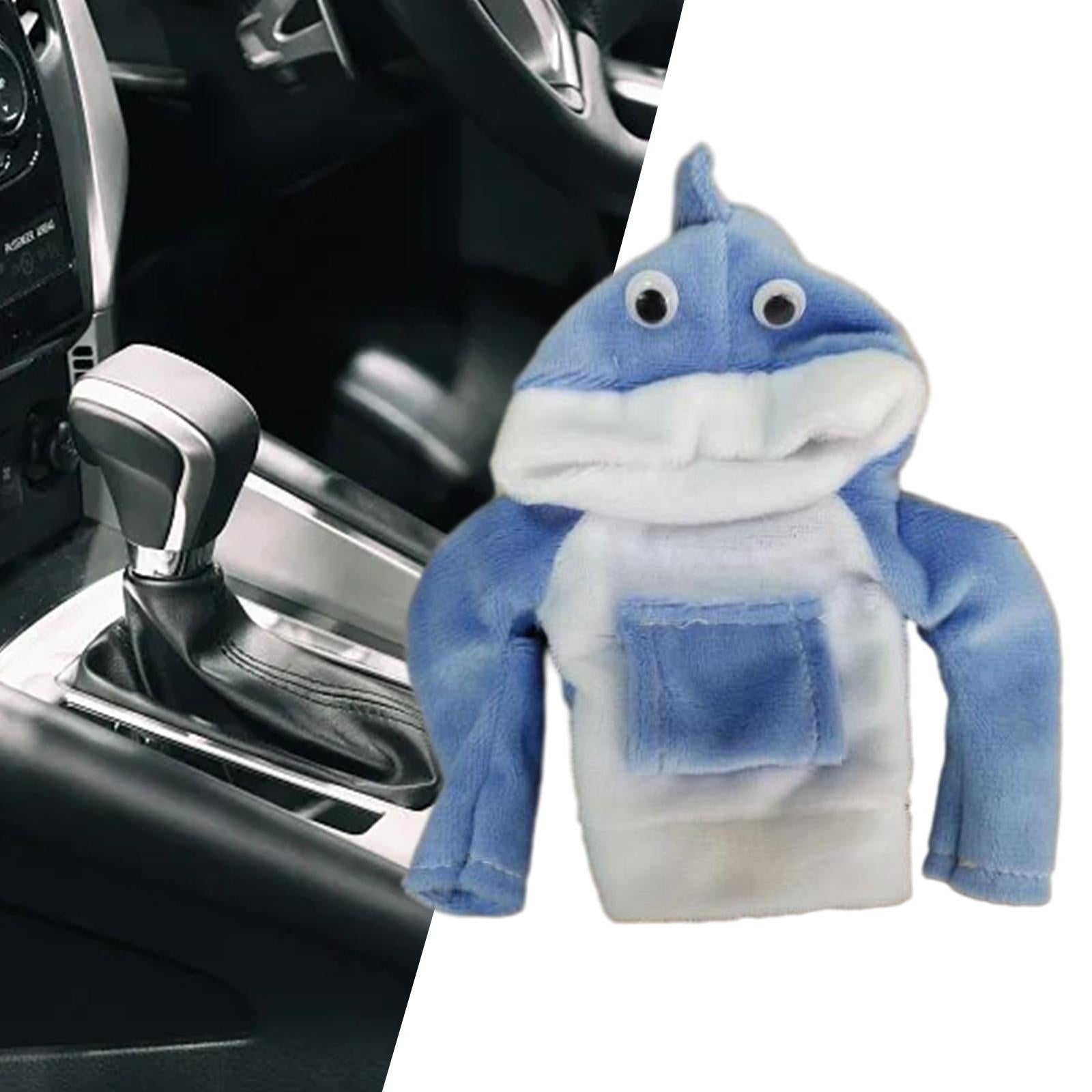 Automotive Gear Shifter Knob Cover Funny Hoodie Sweatshirt Shifter Protector shark