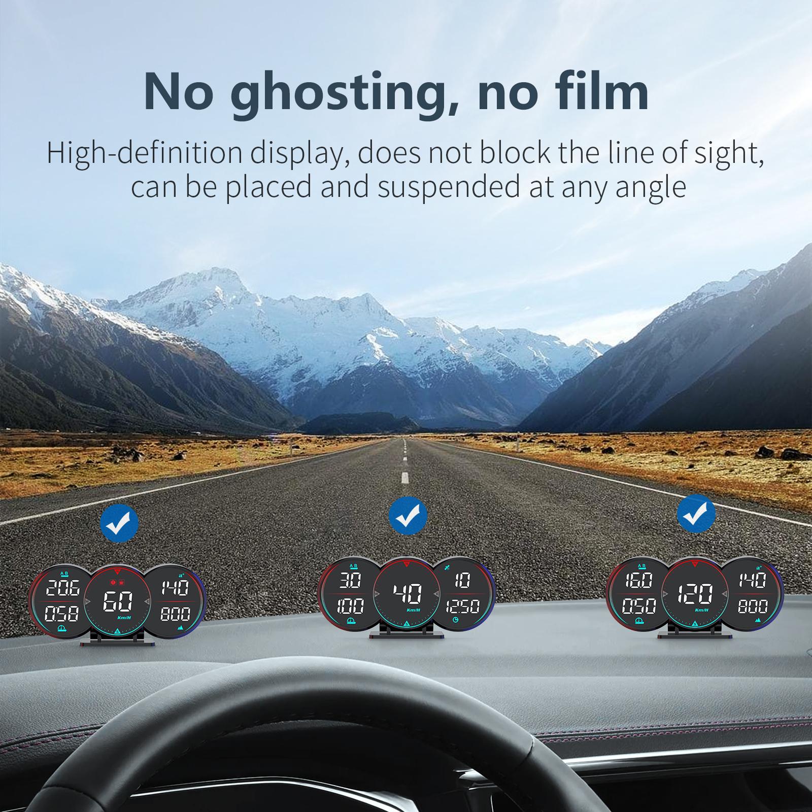 G17 GPS HUD Digital GPS Speedometer for Car for Travel Replacement Auto
