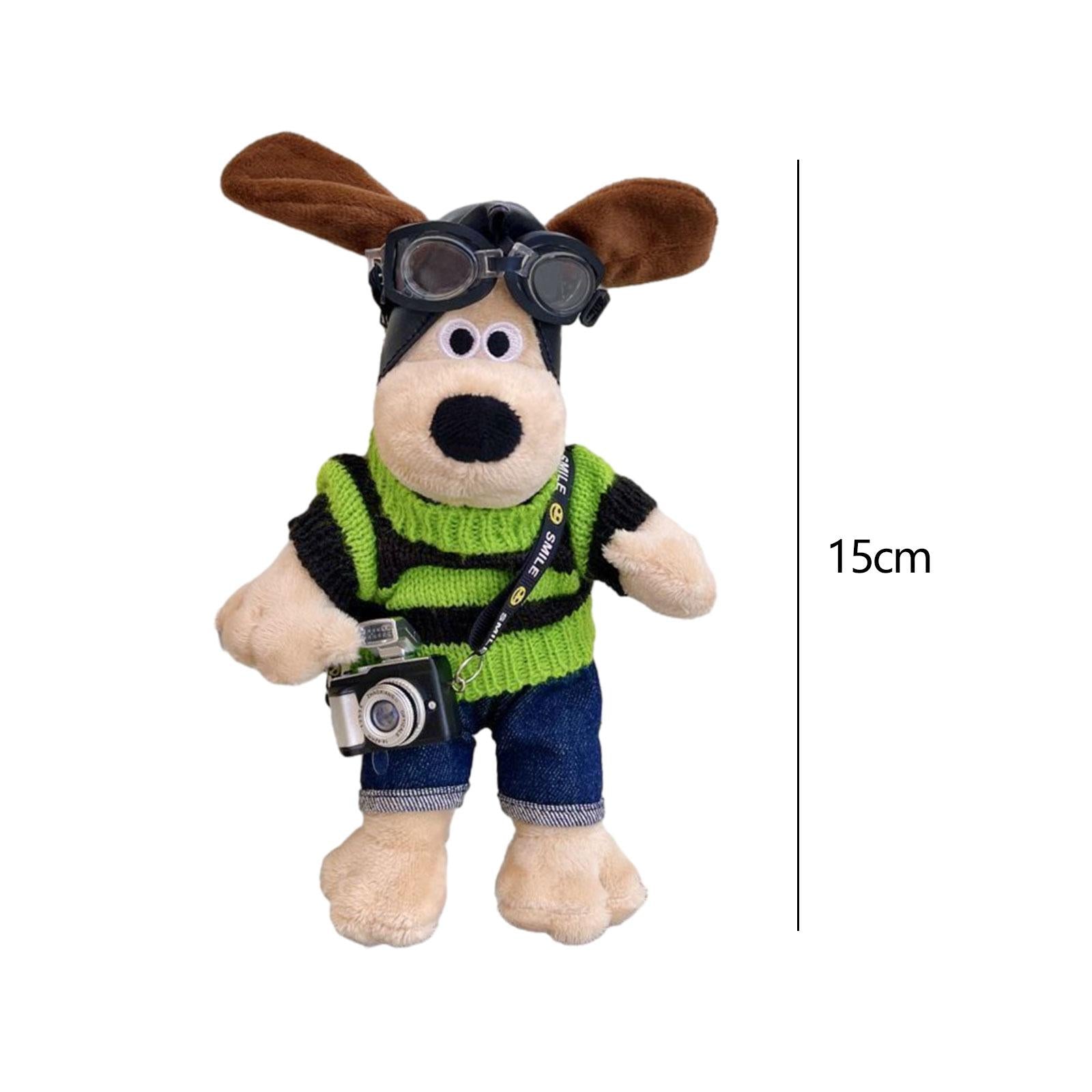 Cartoon Easy Installation Decorative Soft Gift Car Exterior Decoration Doll green dogs
