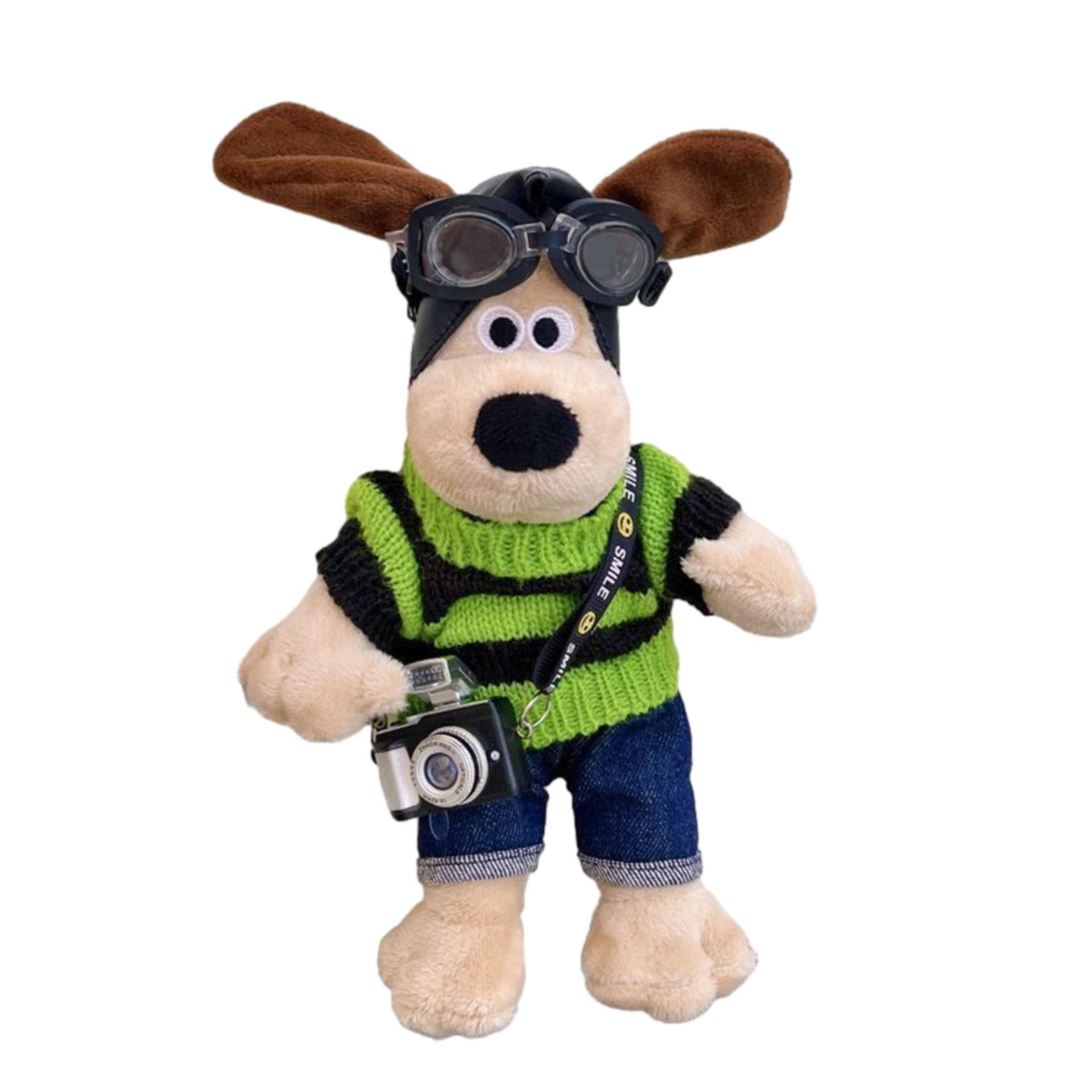 Cartoon Easy Installation Decorative Soft Gift Car Exterior Decoration Doll green dogs