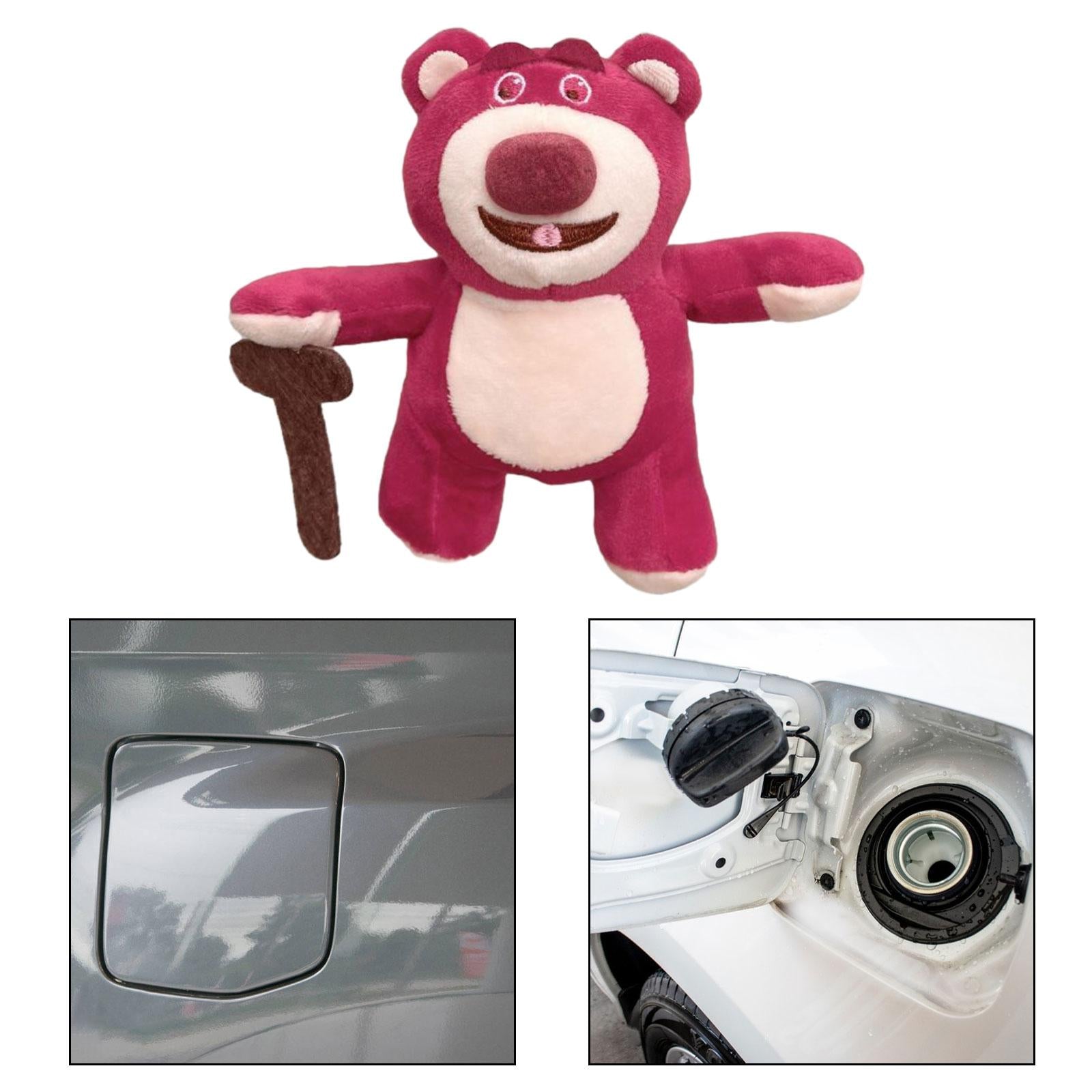 Cartoon Easy Installation Decorative Soft Gift Car Exterior Decoration Doll Strawberry Bear