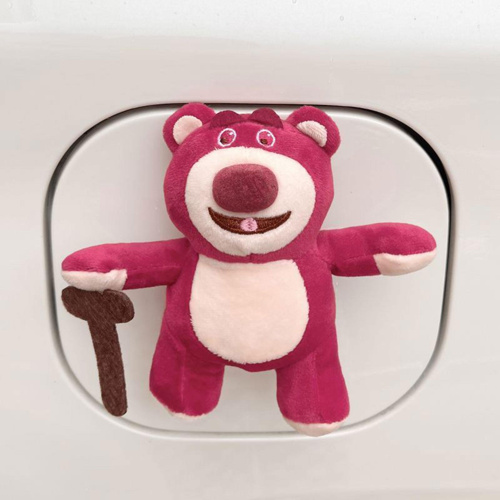 Cartoon Easy Installation Decorative Soft Gift Car Exterior Decoration Doll Strawberry Bear