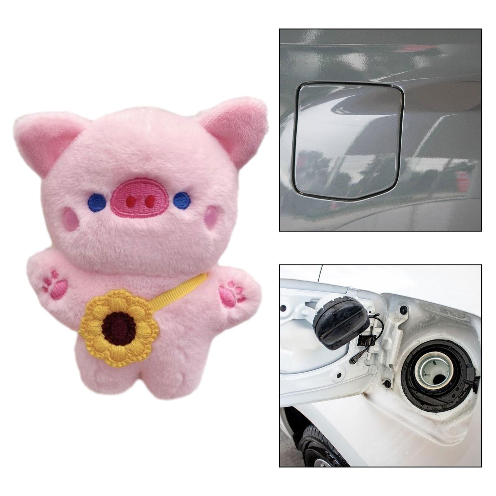 Lovely Automotive Accessories Car Ornament Plush Doll for Fuel Tank Cap style B
