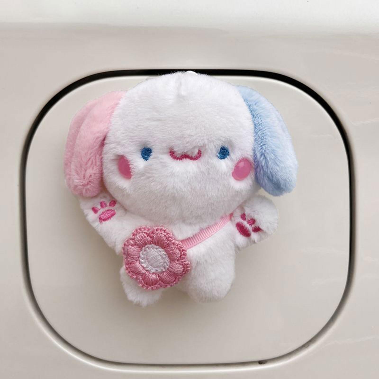 Lovely Automotive Accessories Car Ornament Plush Doll for Fuel Tank Cap style C